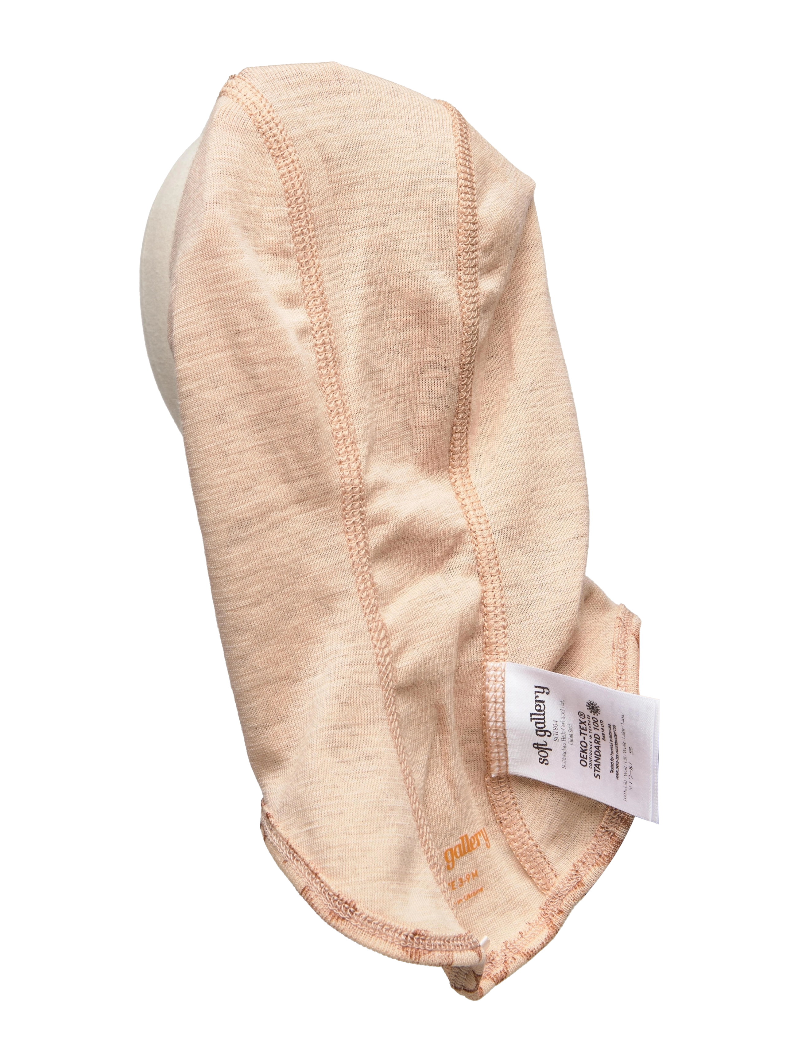 Soft Gallery - SGBalaclava Hello Owl wool Hat - cuban sand - 2