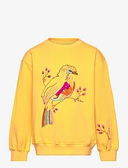 Soft Gallery - SGEllesse Little Bird Sweatshirt - džemperiai - amber yellow - 0