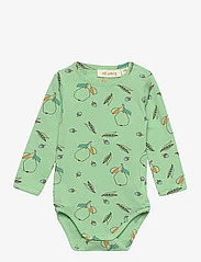 Soft Gallery - SGGalileo Pear LS body - long-sleeved bodies - quiet green - 0