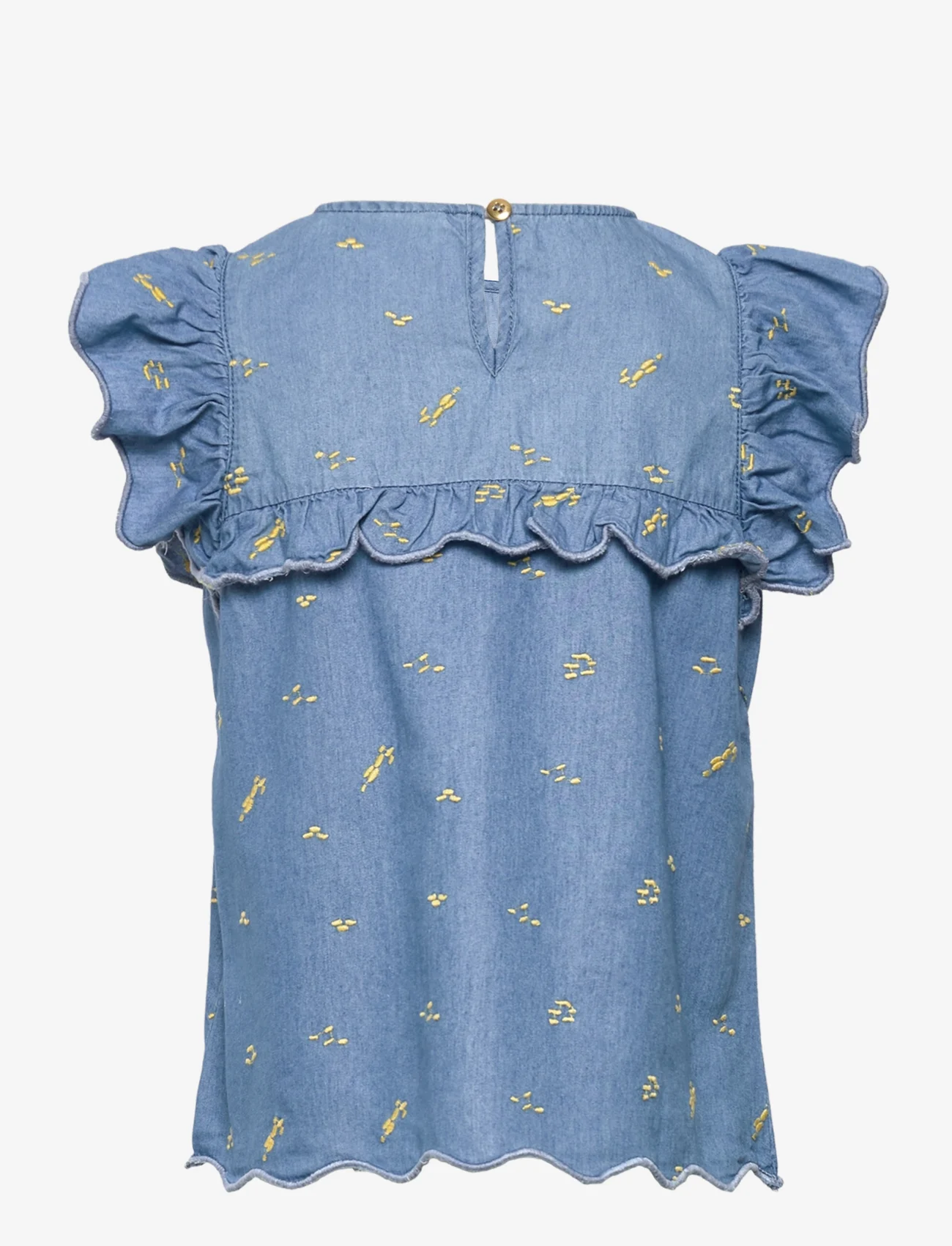Soft Gallery - SGFlorin Chambray Top - sommarfynd - blue denim - 1