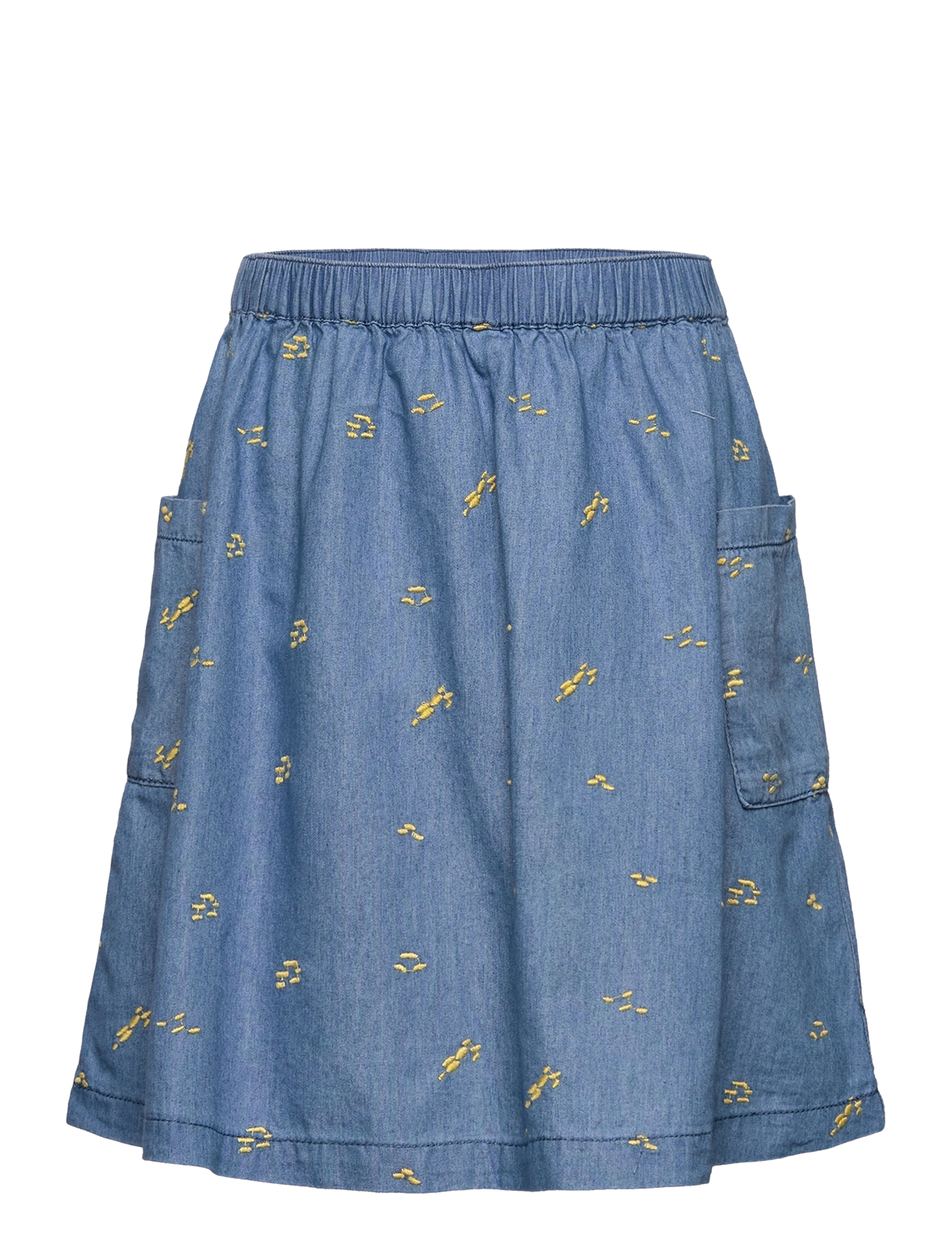 SGDizzy Chambray Skirt - BLUE DENIM