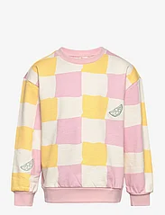 Soft Gallery - SGEllesse Checks Sweatshirt - sweatshirts - gardenia - 0