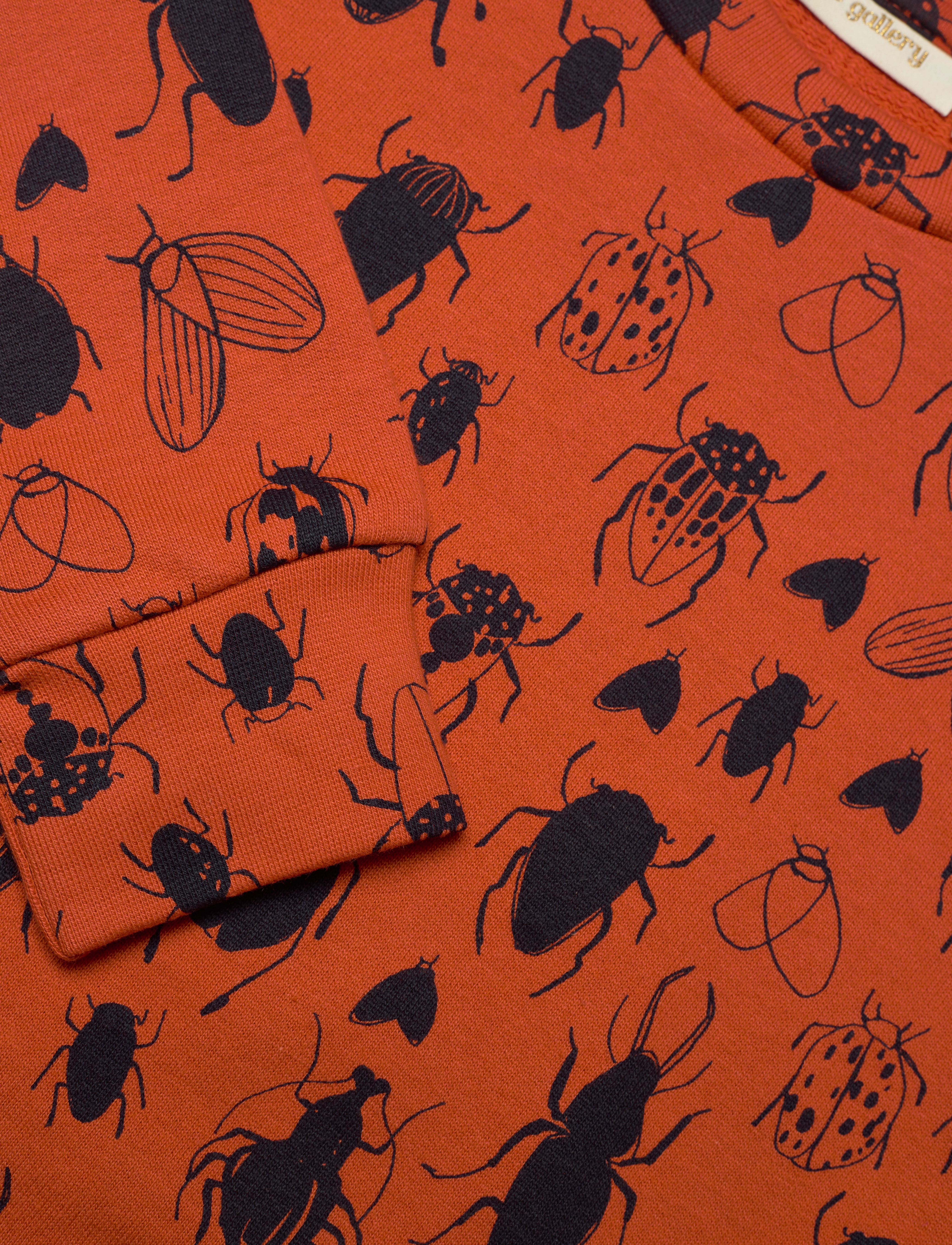 Soft Gallery - SGBaptiste Bugs Sweatshirt - burnt ochre - 2