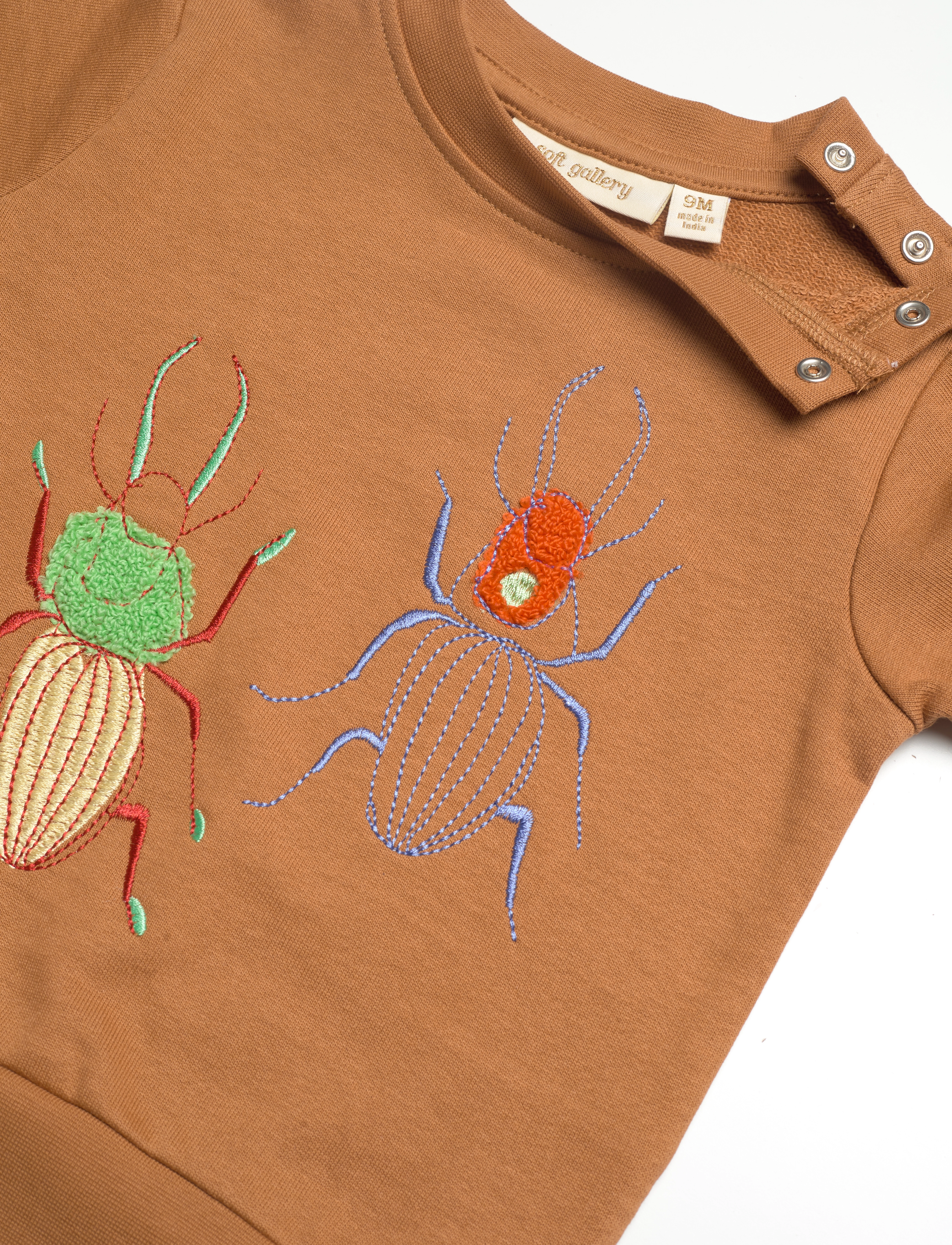 Soft Gallery - SGBuzz Emb Bugs Sweatshirt - brown sugar - 2
