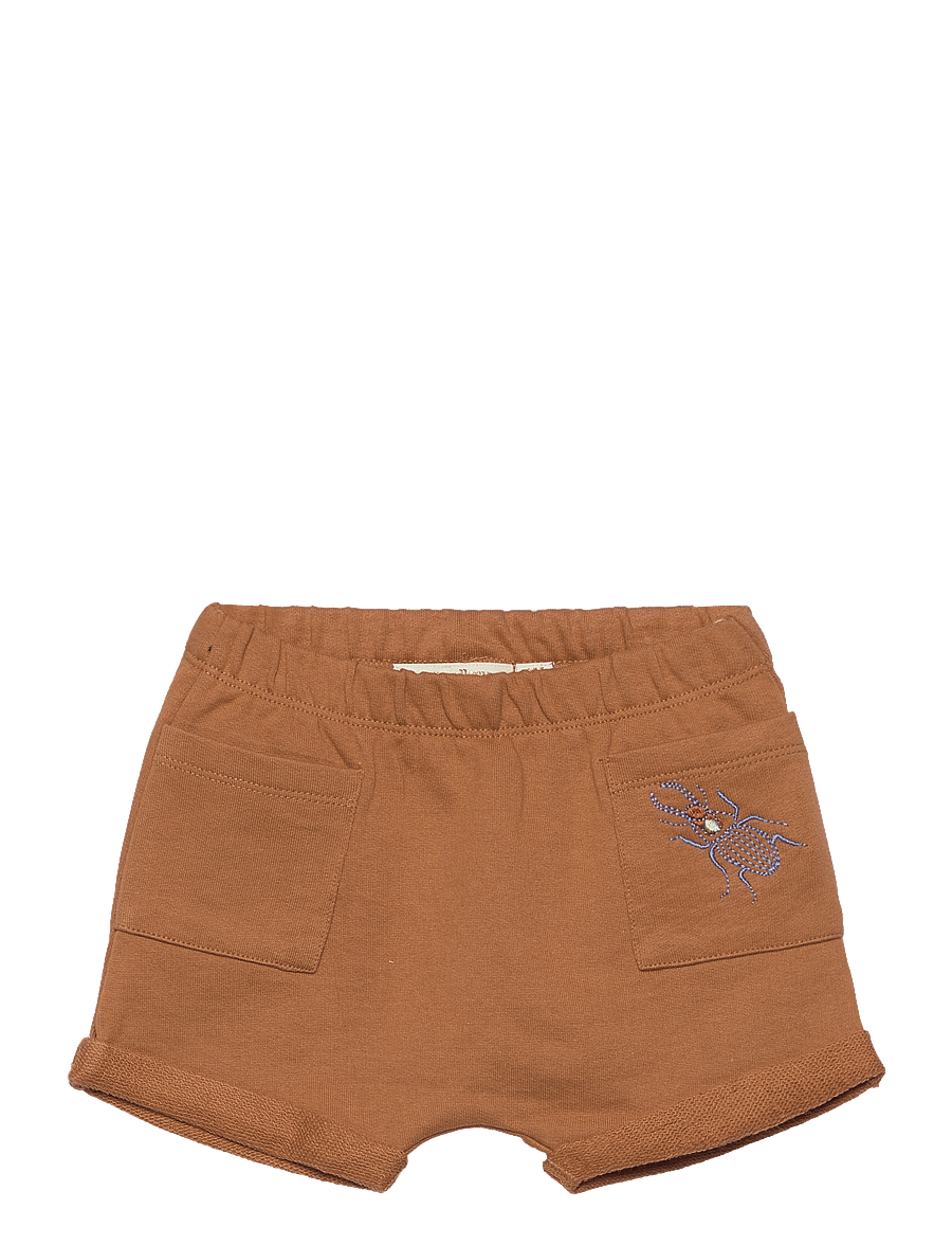Soft Gallery - SGFlair Emb Bugs shorts - treninginiai šortai - brown sugar - 0