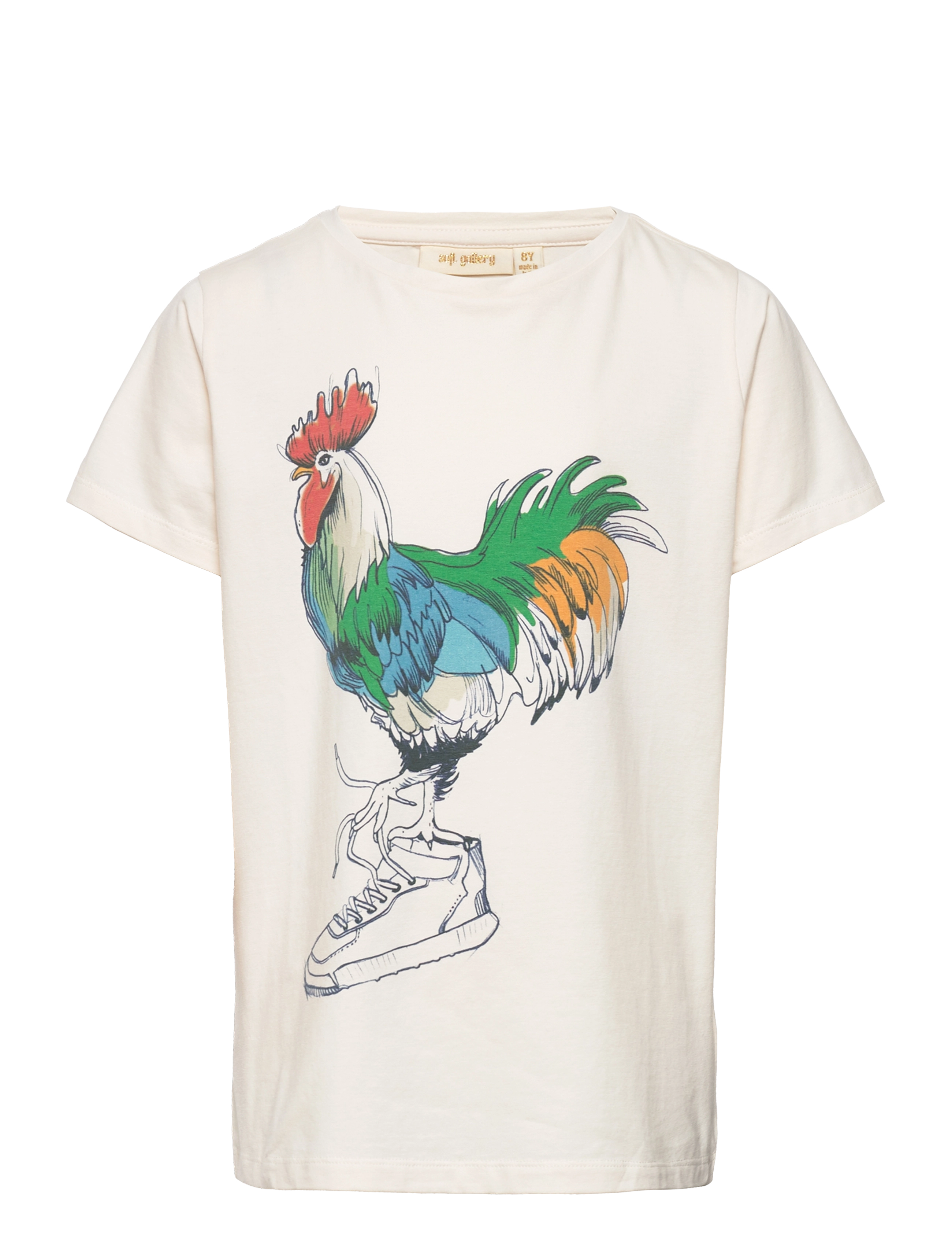 SGJi Rooster ss tee - GARDENIA