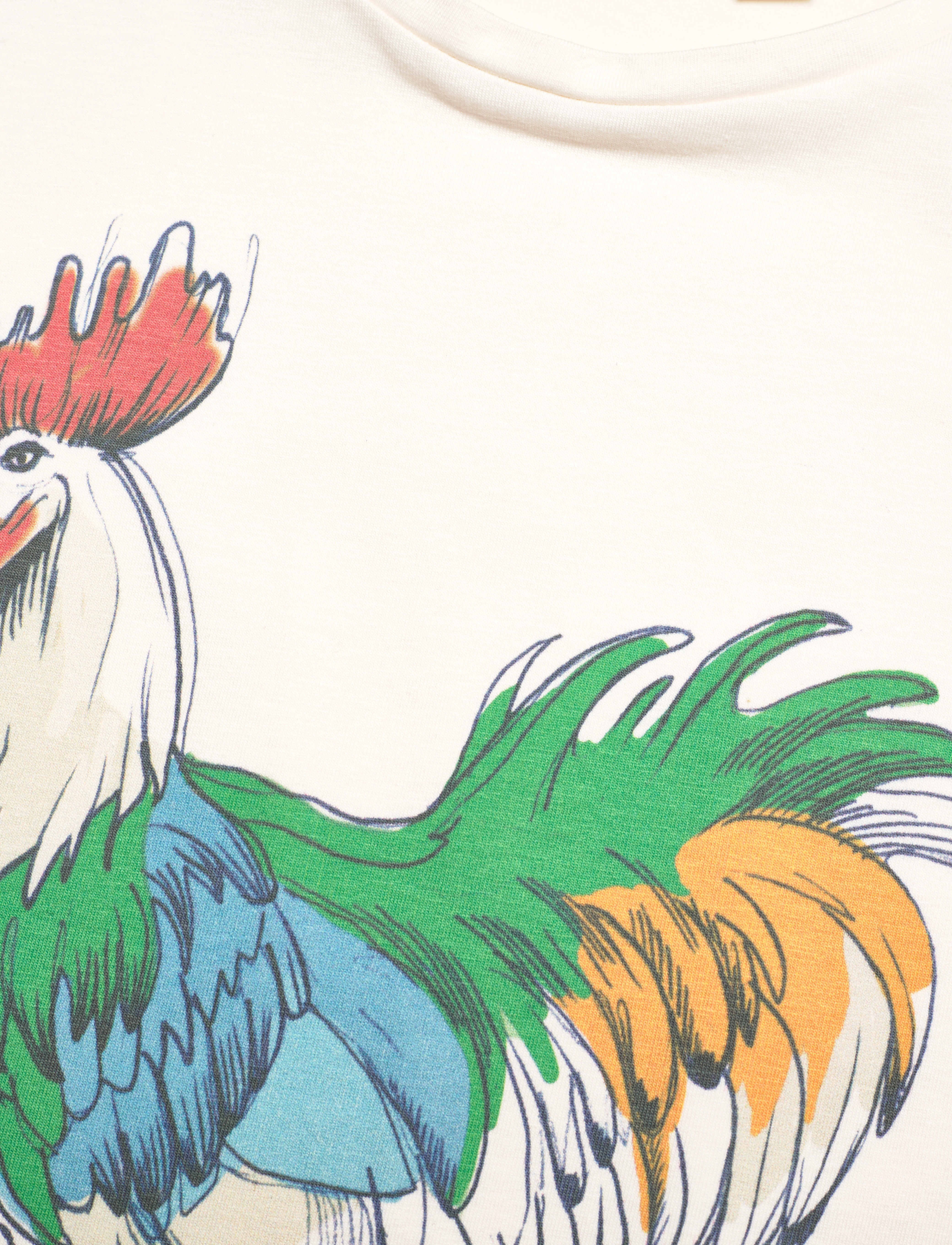 Soft Gallery - SGJi Rooster ss tee - gardenia - 2