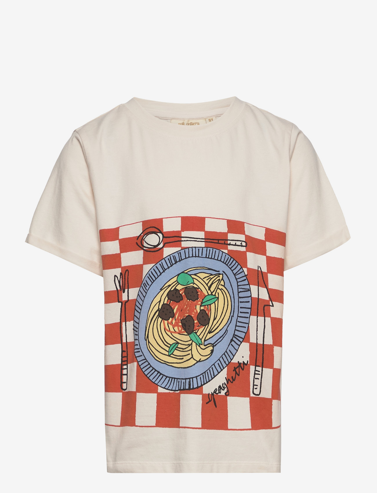 Soft Gallery - SGJaden Picnic ss tee - gardenia - 0