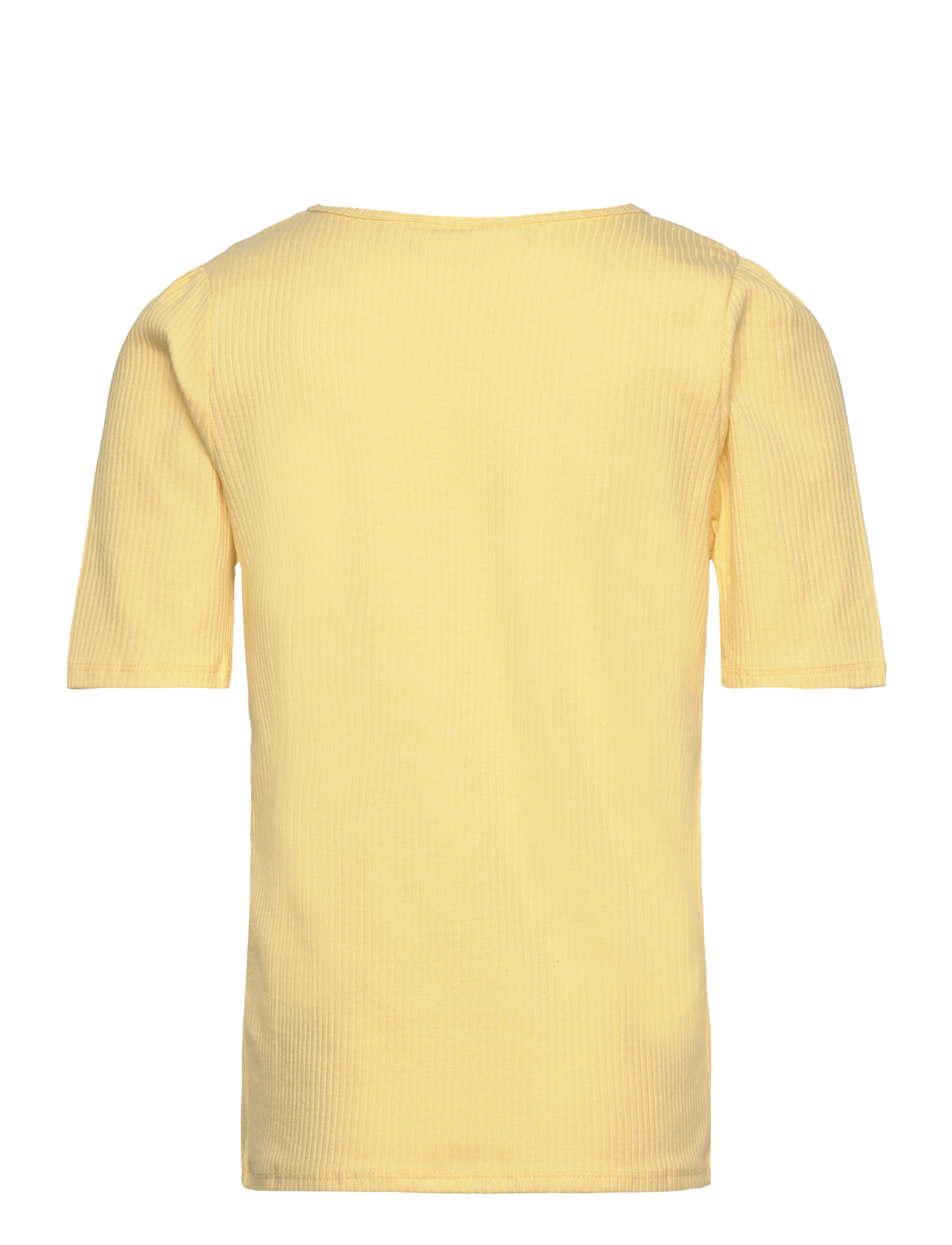 Soft Gallery - SGBella Puff Wide Rib SS Tee - popcorn - 1