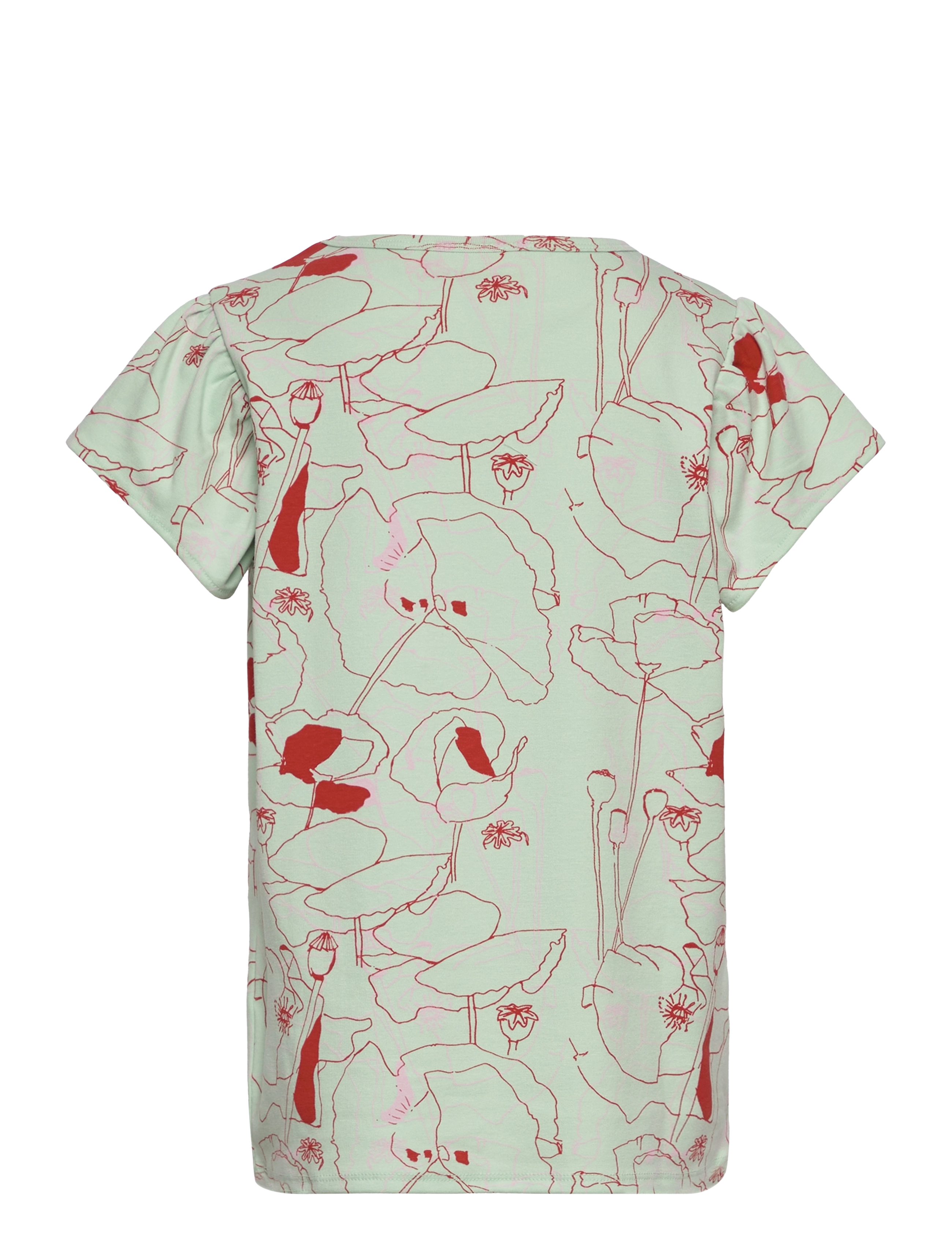 Soft Gallery - SGHelen Poppy SS Tee - misty jade - 1