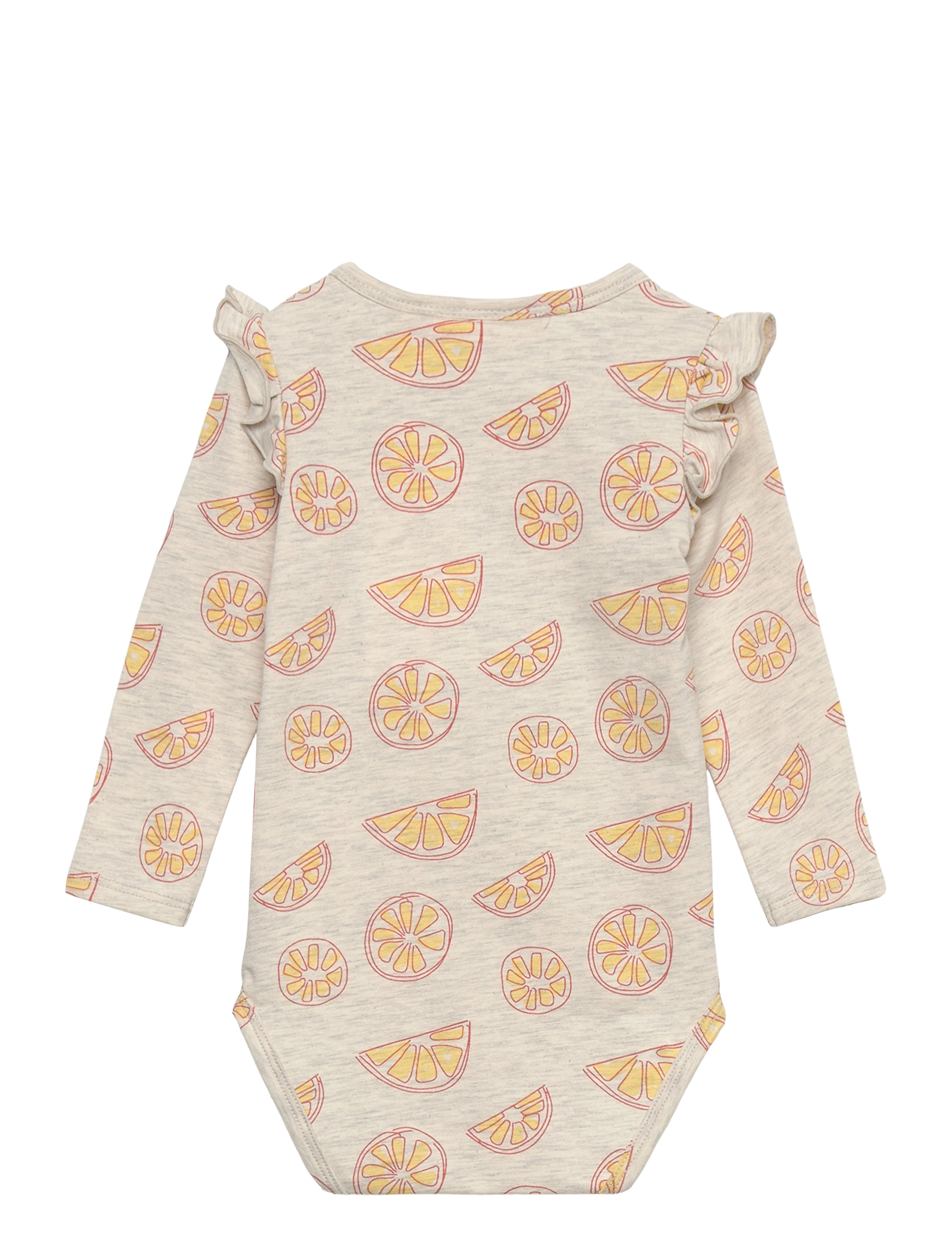 Soft Gallery - SGFifi Oranges LS body - light grey melange - 1