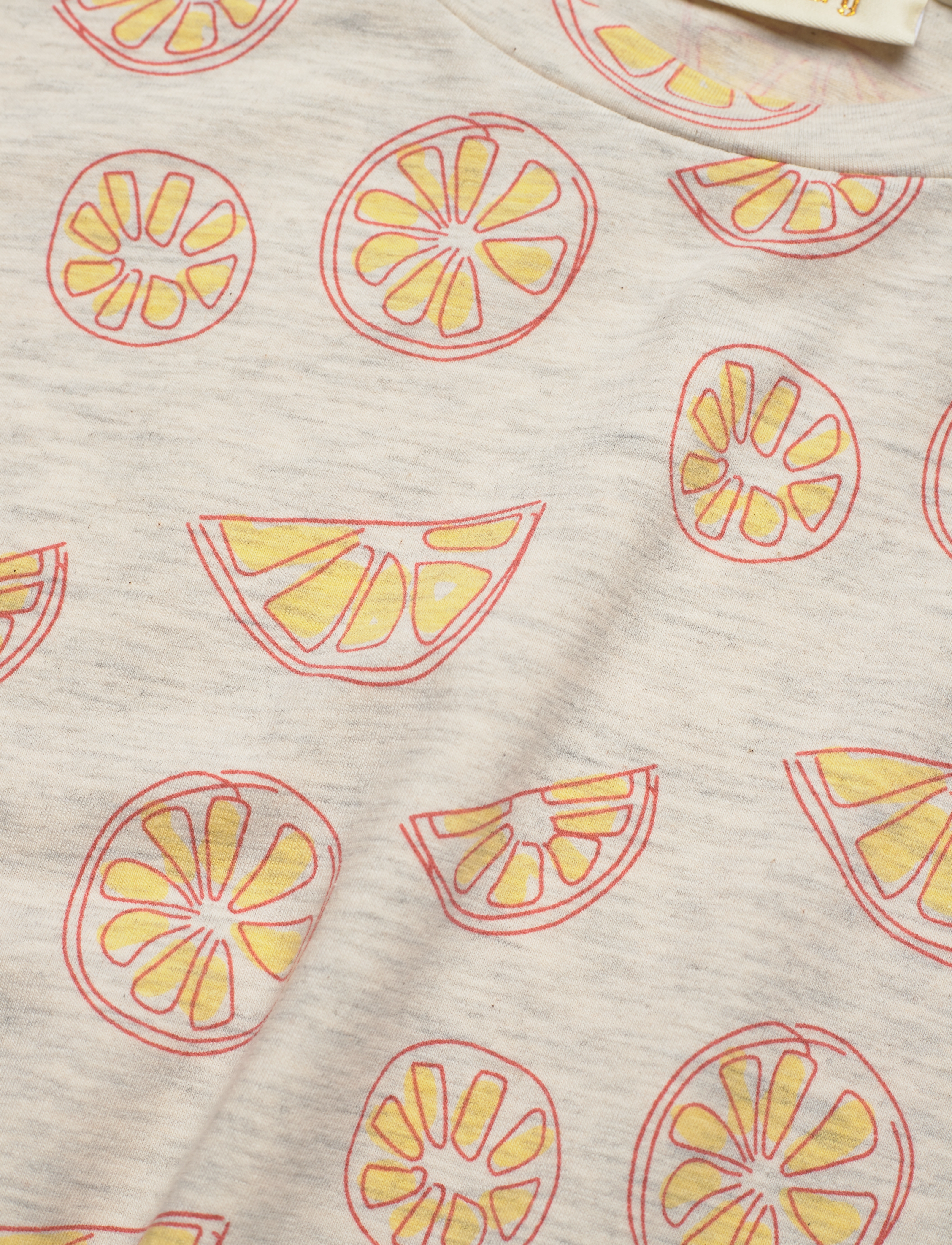 Soft Gallery - SGDelina Oranges SS Dress - light grey melange - 2