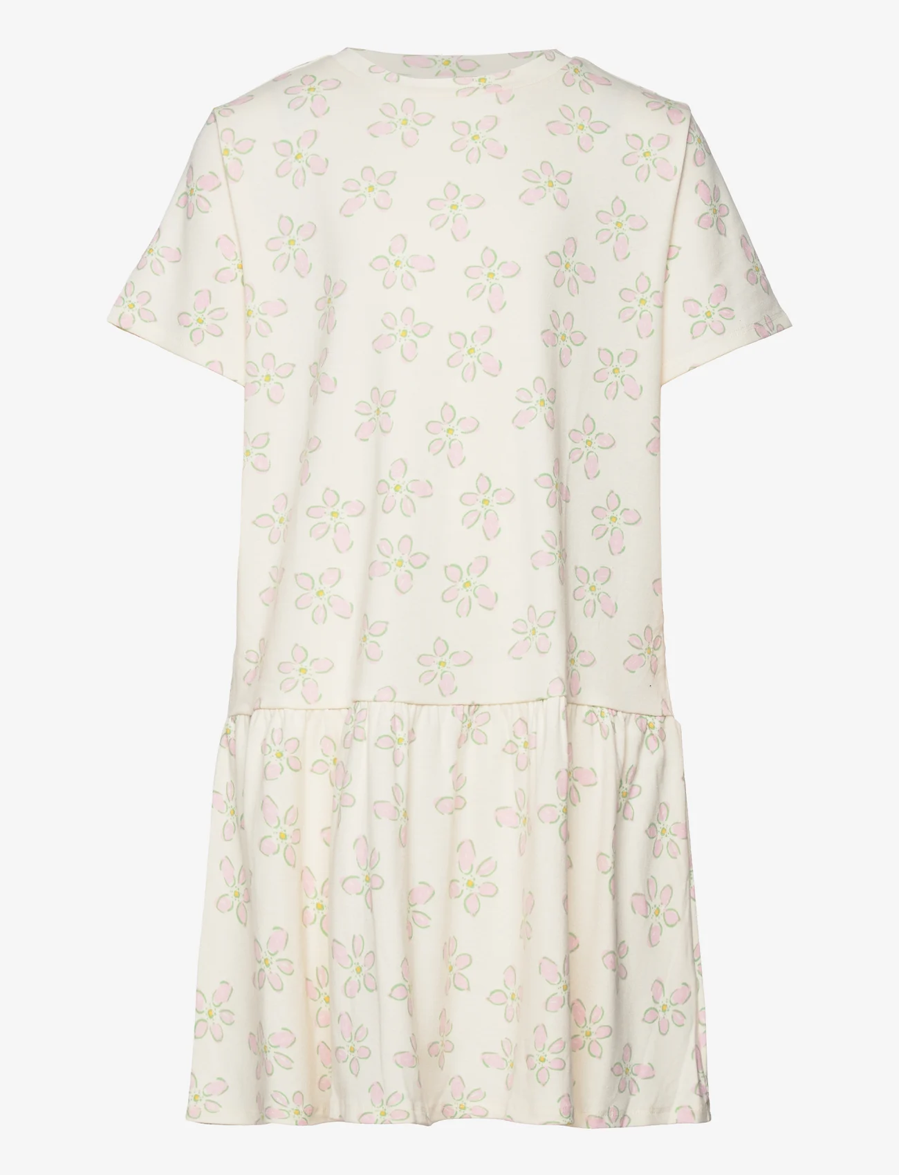 Soft Gallery - SGDoris Spring Flowers SS Dress - short-sleeved casual dresses - gardenia - 0