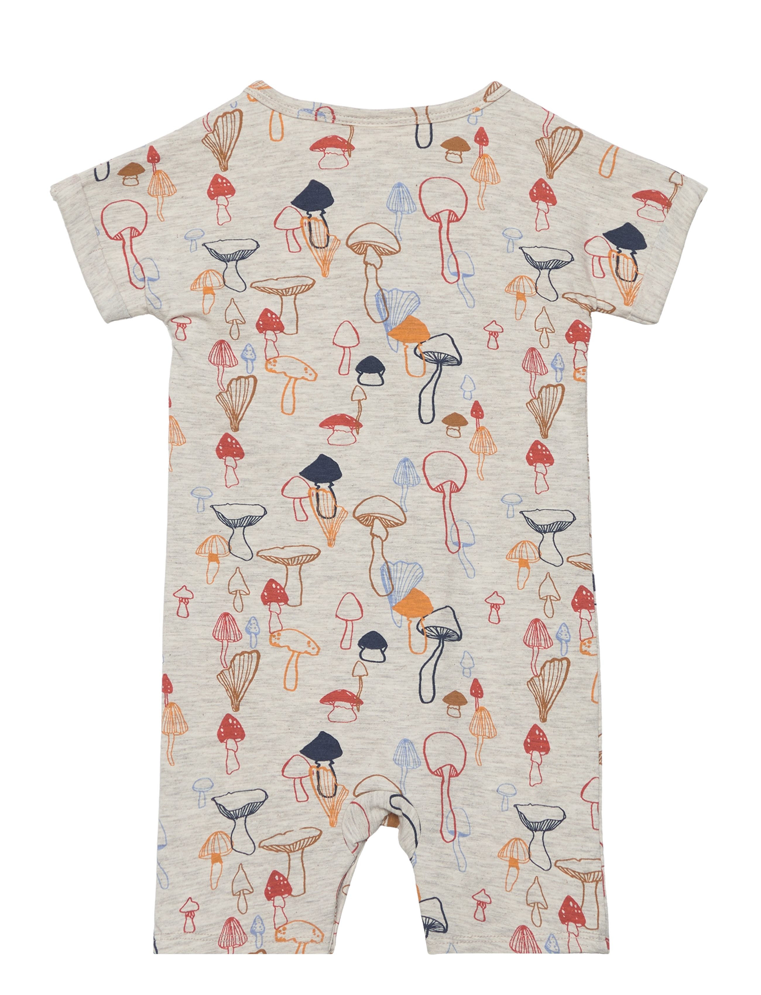 Soft Gallery - SGHarry Mushrooms ss Bodysuit - light grey melange - 1