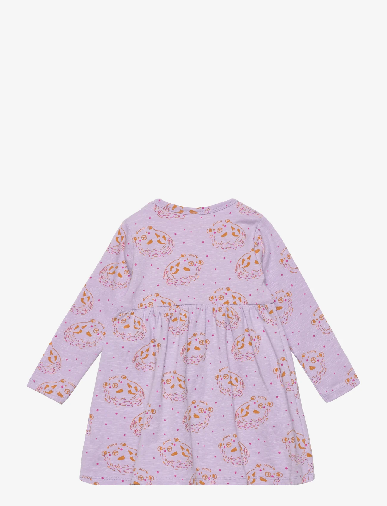 Soft Gallery - SGJenni Hedgehog LS Body Dress - long-sleeved casual dresses - pastel lilac - 1