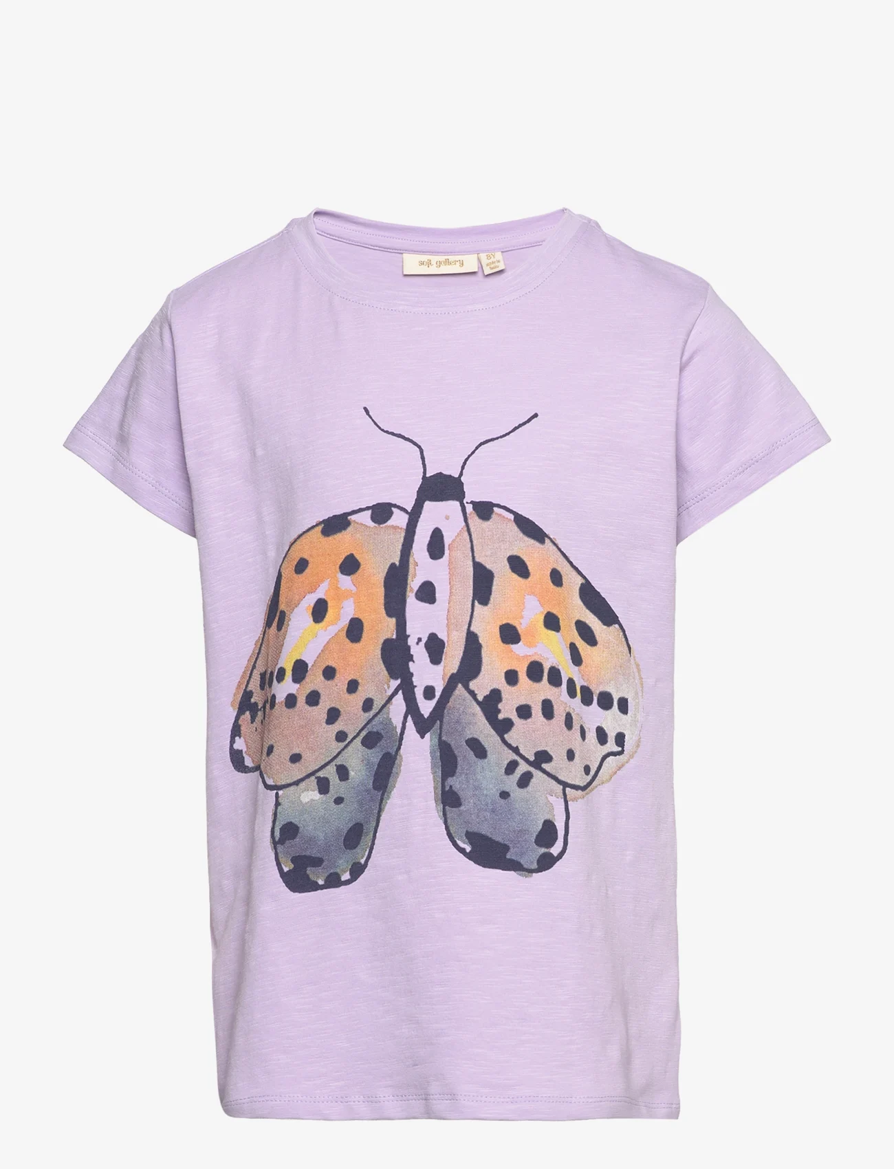 Soft Gallery - SGPilou Garden Swarm SS Tee - kortærmede t-shirts - pastel lilac - 0