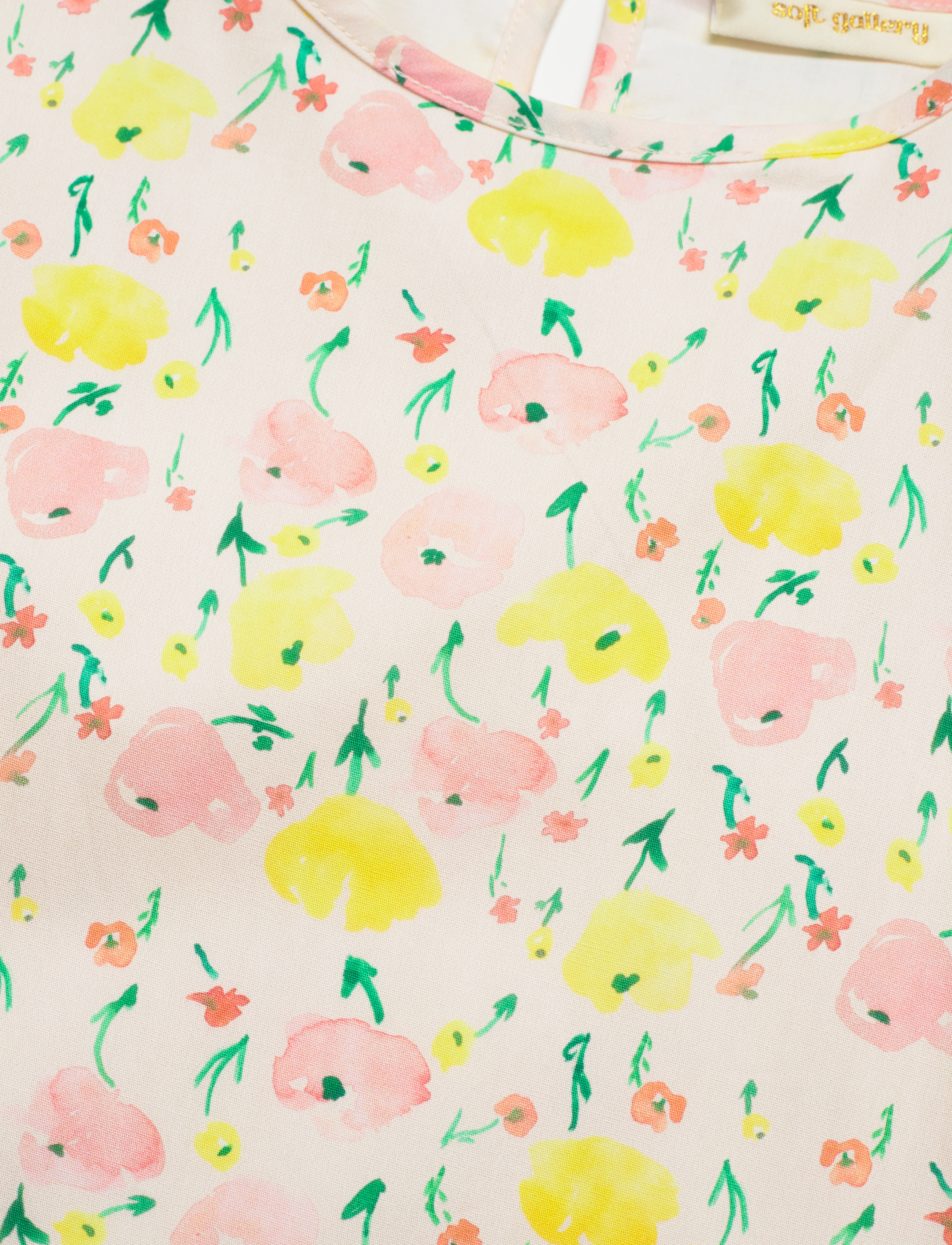 Soft Gallery - SGLima Garden Flower SS dress - gardenia - 2