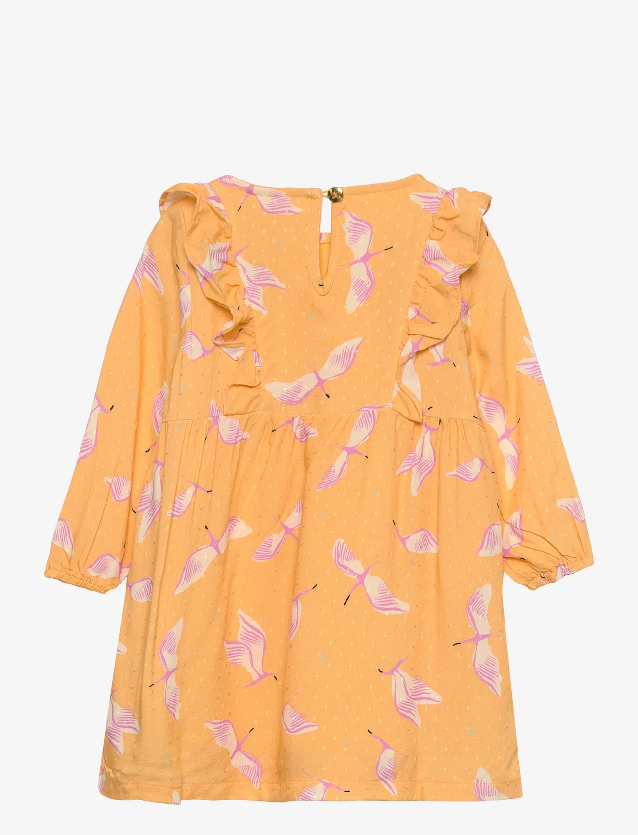 Soft Gallery - SGEleanor Cranes Dress - laisvalaikio suknelės ilgomis rankovėmis - amber yellow - 1