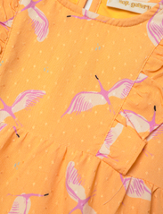 Soft Gallery - SGEleanor Cranes Dress - sukienki codzienne z długim rękawem - amber yellow - 2