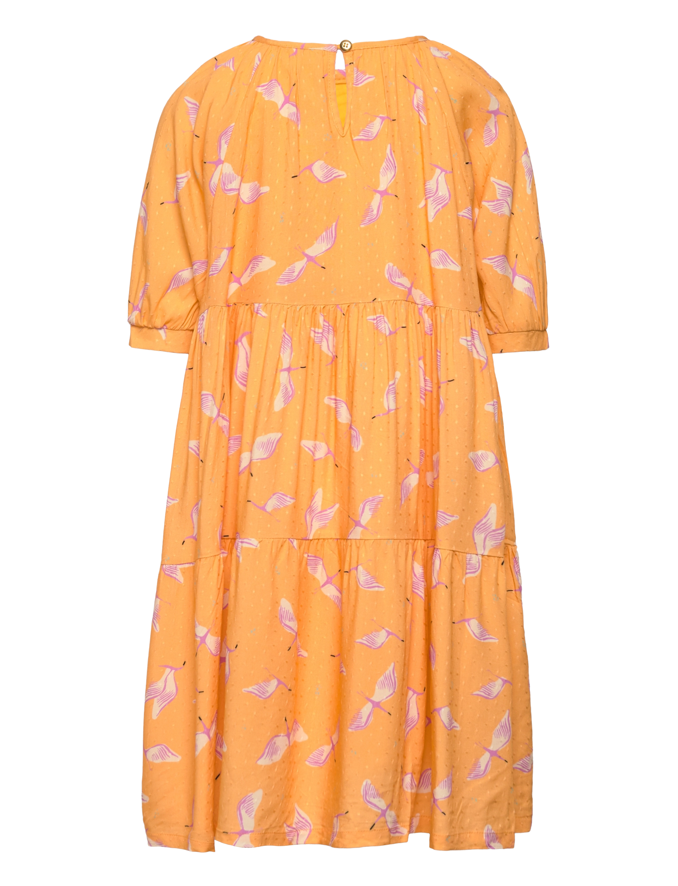 Soft Gallery - SGHonesty Cranes SS dress - amber yellow - 1