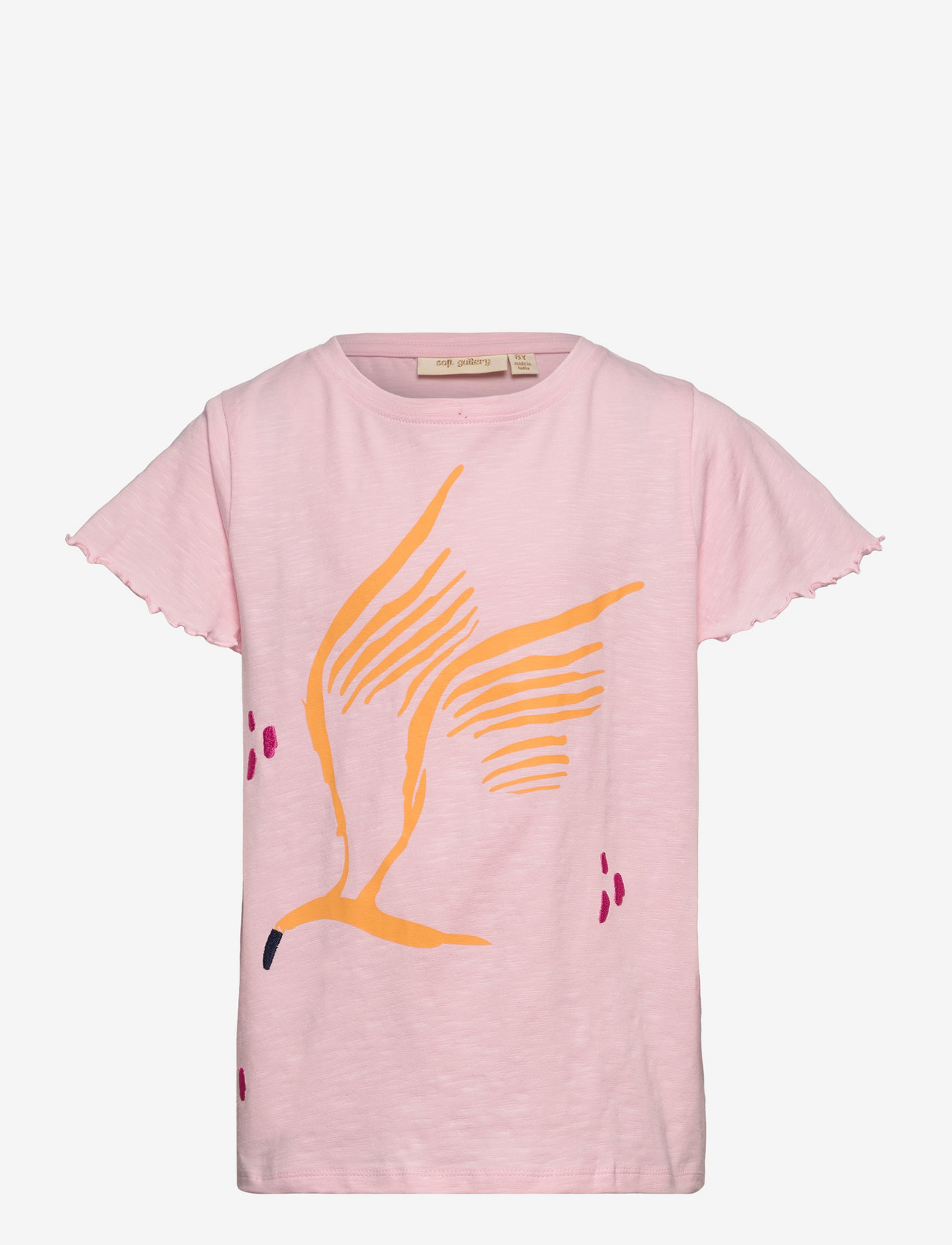 Soft Gallery - SGHelen Crane SS Tee - chalk pink - 0