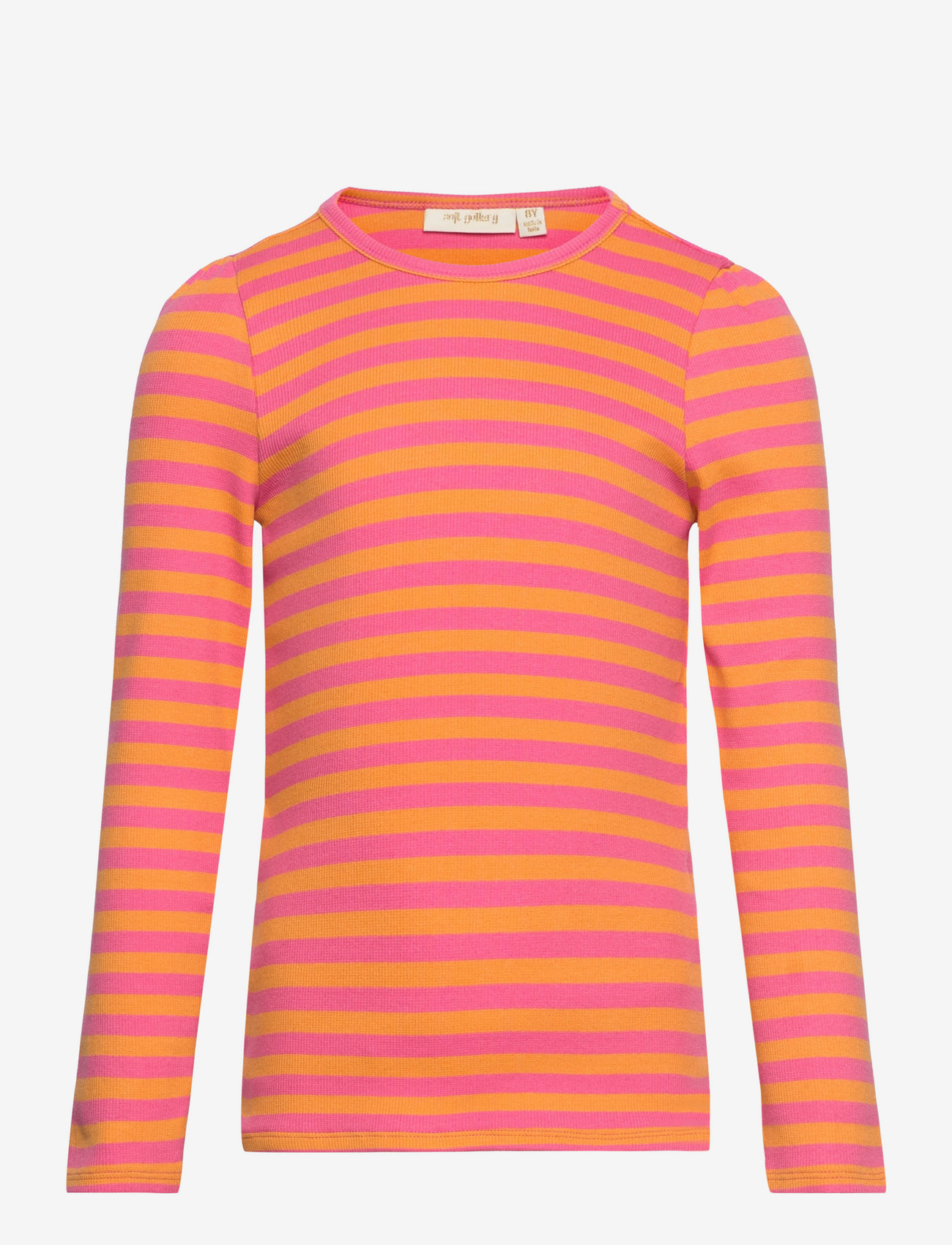 Soft Gallery - SGBella Puff YD Striped LS Tee - yam - 0