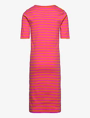 Soft Gallery - SGBella YD Striped SS Dress - kortærmede hverdagskjoler - yam - 1