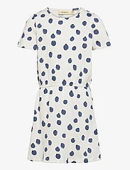 Soft Gallery - SGHillaria Blueberries SS Dress - short-sleeved casual dresses - gardenia - 0