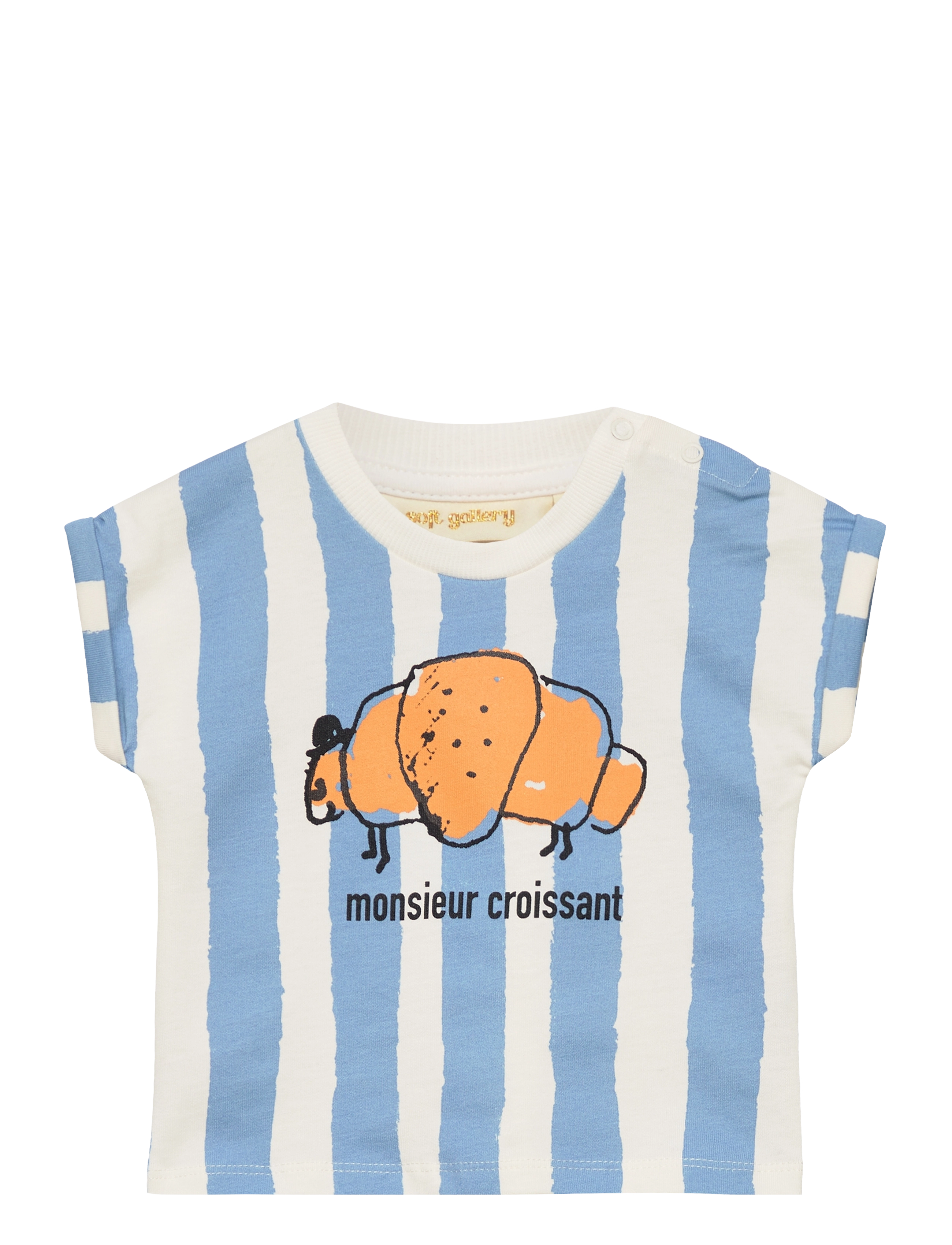 SGFrederick Stripes ss tee - GARDENIA