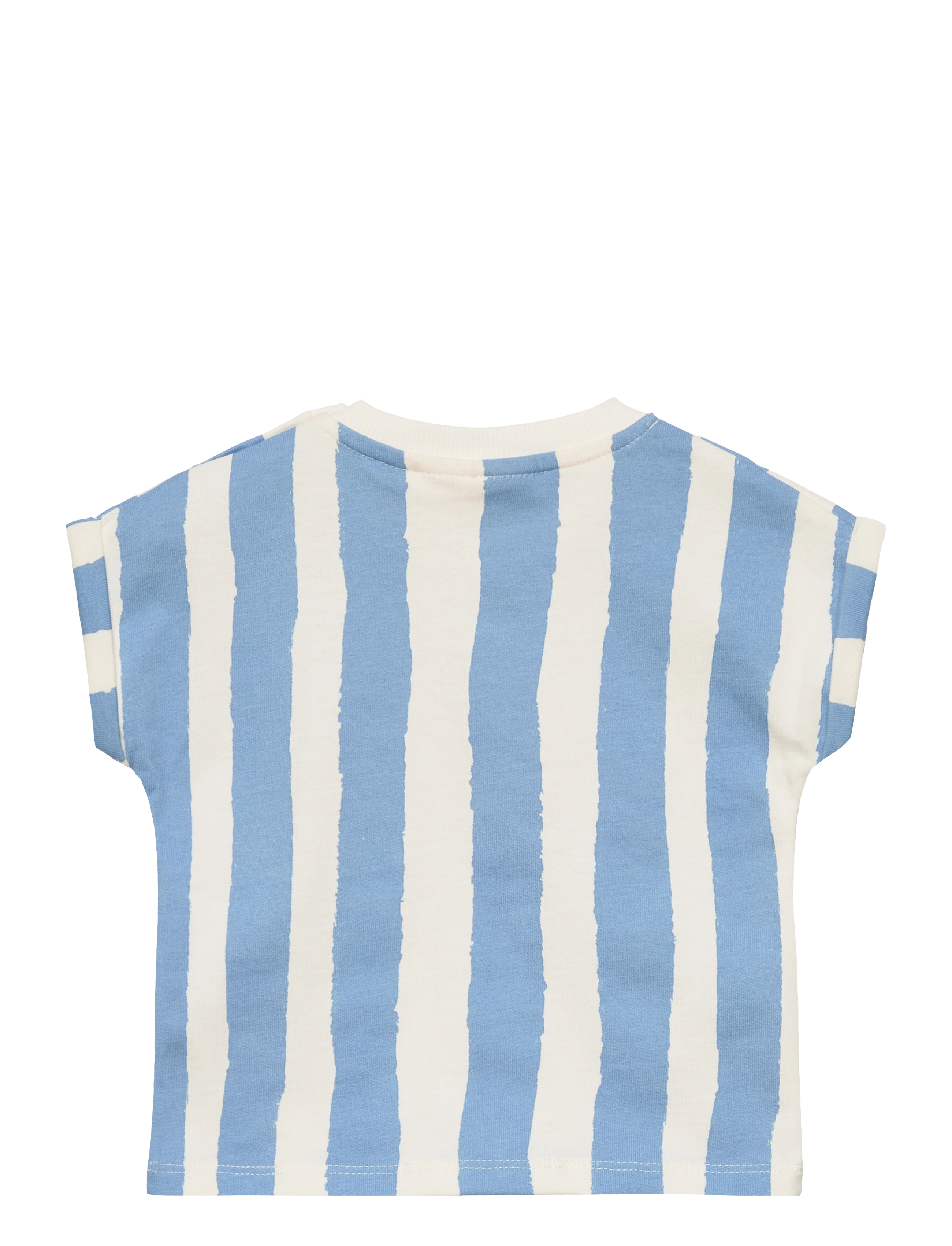 Soft Gallery - SGFrederick Stripes ss tee - gardenia - 1