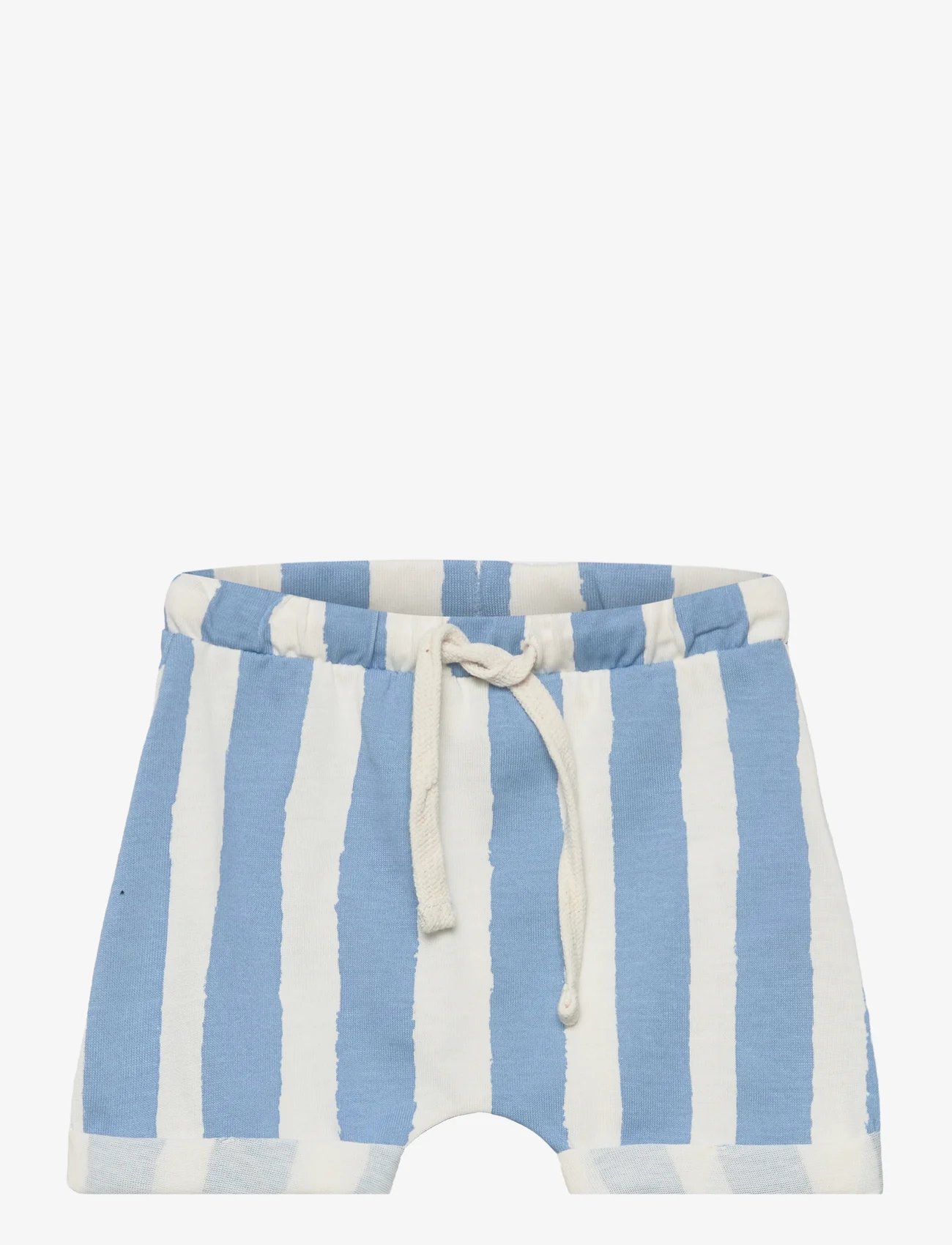 Soft Gallery - SGFlair Stripes shorts - sweatshorts - gardenia - 0