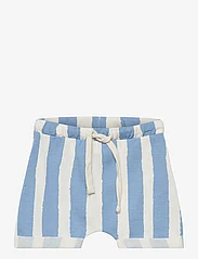 Soft Gallery - SGFlair Stripes shorts - sweatshorts - gardenia - 0