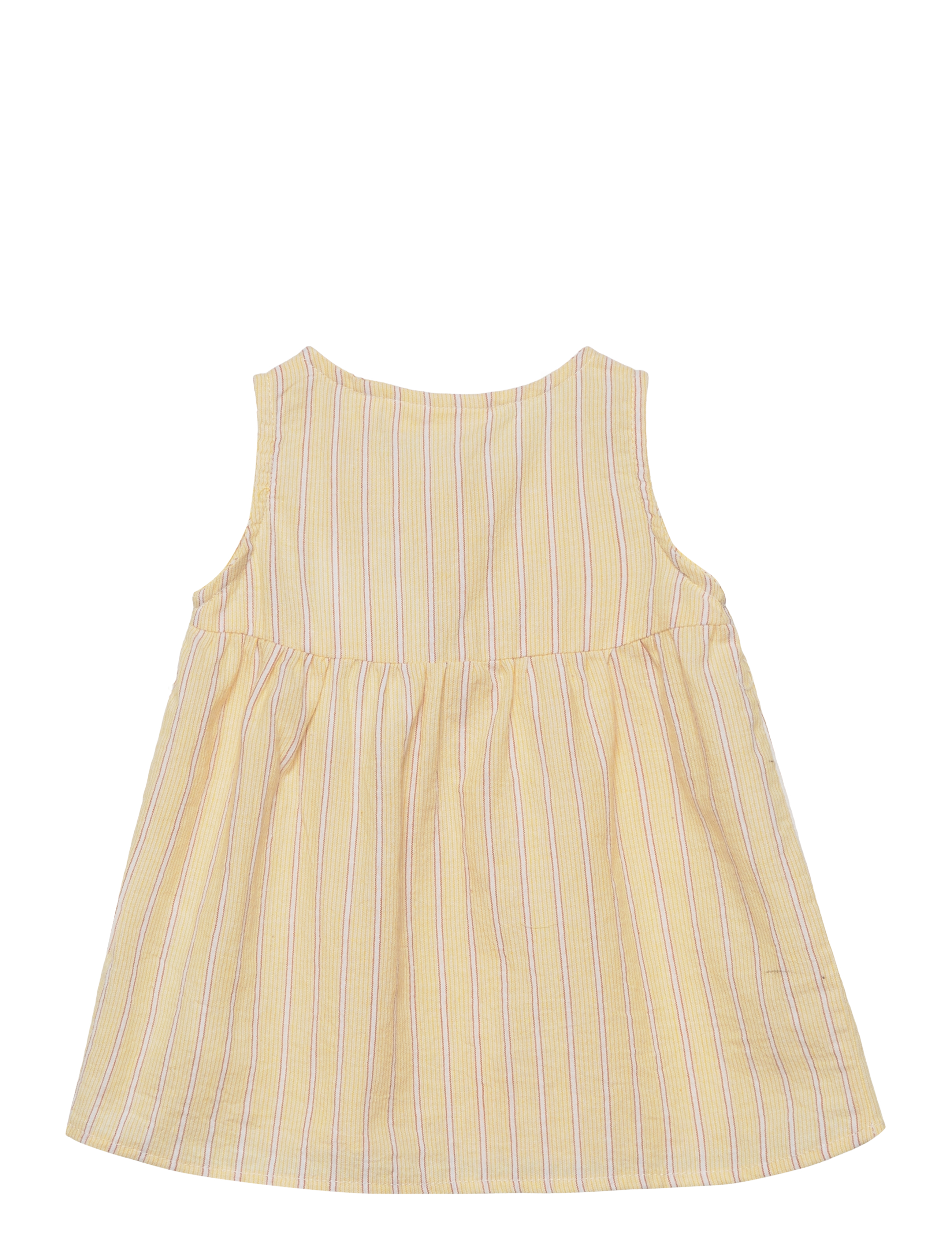 Soft Gallery - SGBLILLEN STRIPE DRESS - amber yellow - 1