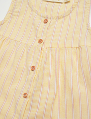 Soft Gallery - SGBLILLEN STRIPE DRESS - casual jurken zonder mouwen - amber yellow - 2