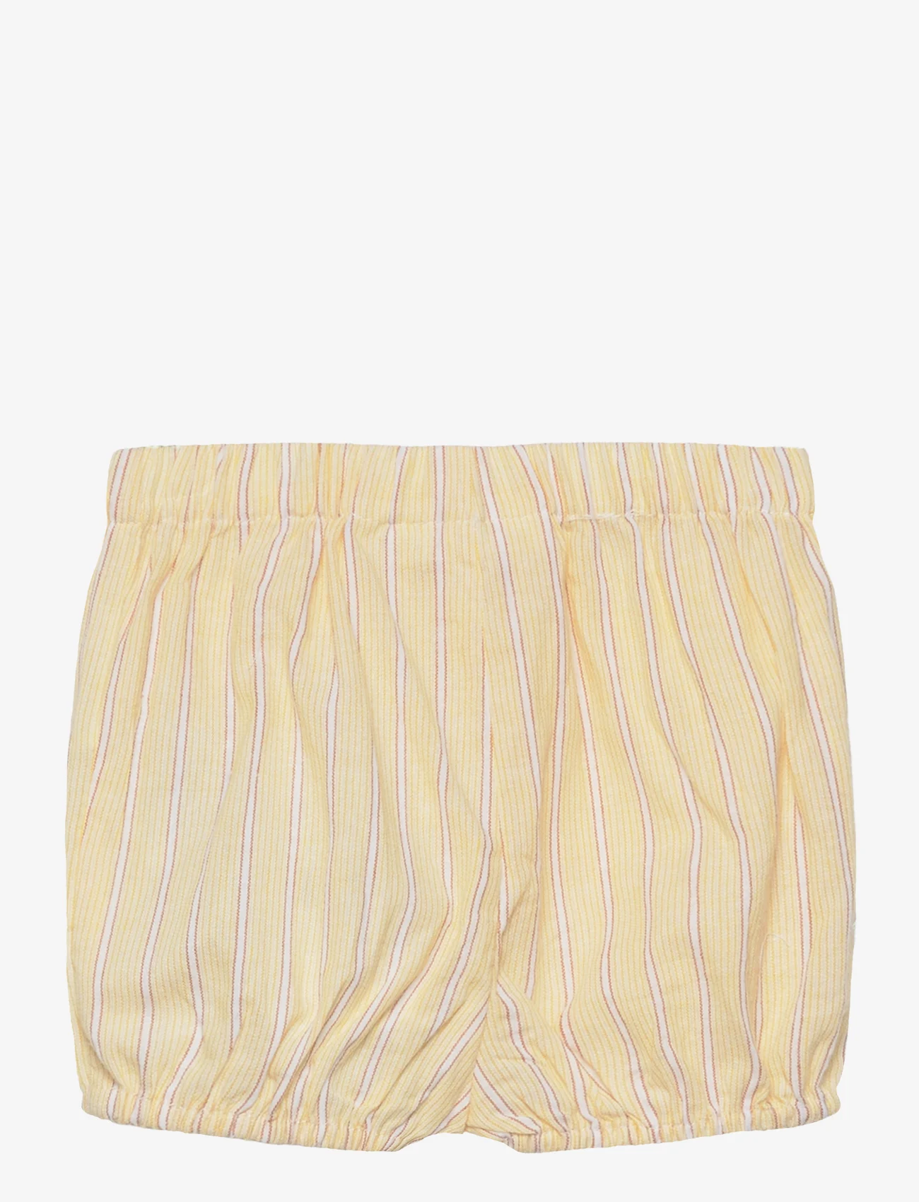 Soft Gallery - SGBPIP STRIPE FRILL BLOOMERS - bloomers - amber yellow - 1
