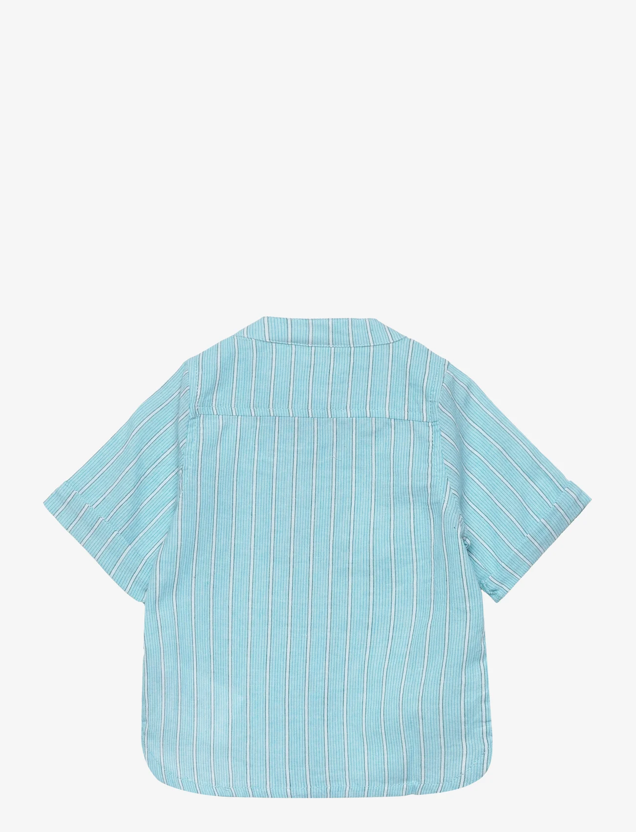 Soft Gallery - SGBEZRAM S_S SHIRT - kortærmede skjorter - sky blue - 1