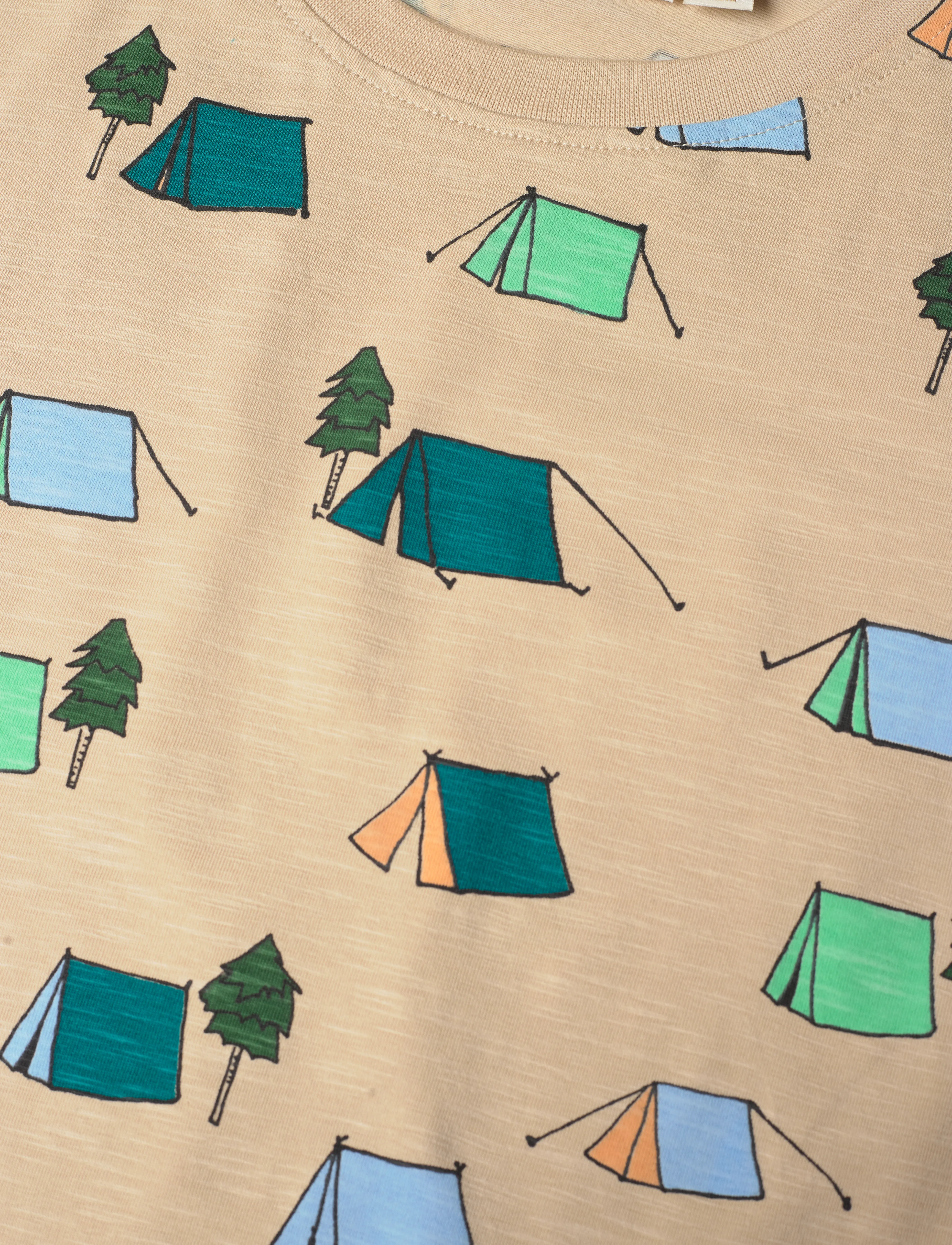 Soft Gallery - SGJADEN CAMPING S_S TEE - irish cream - 2