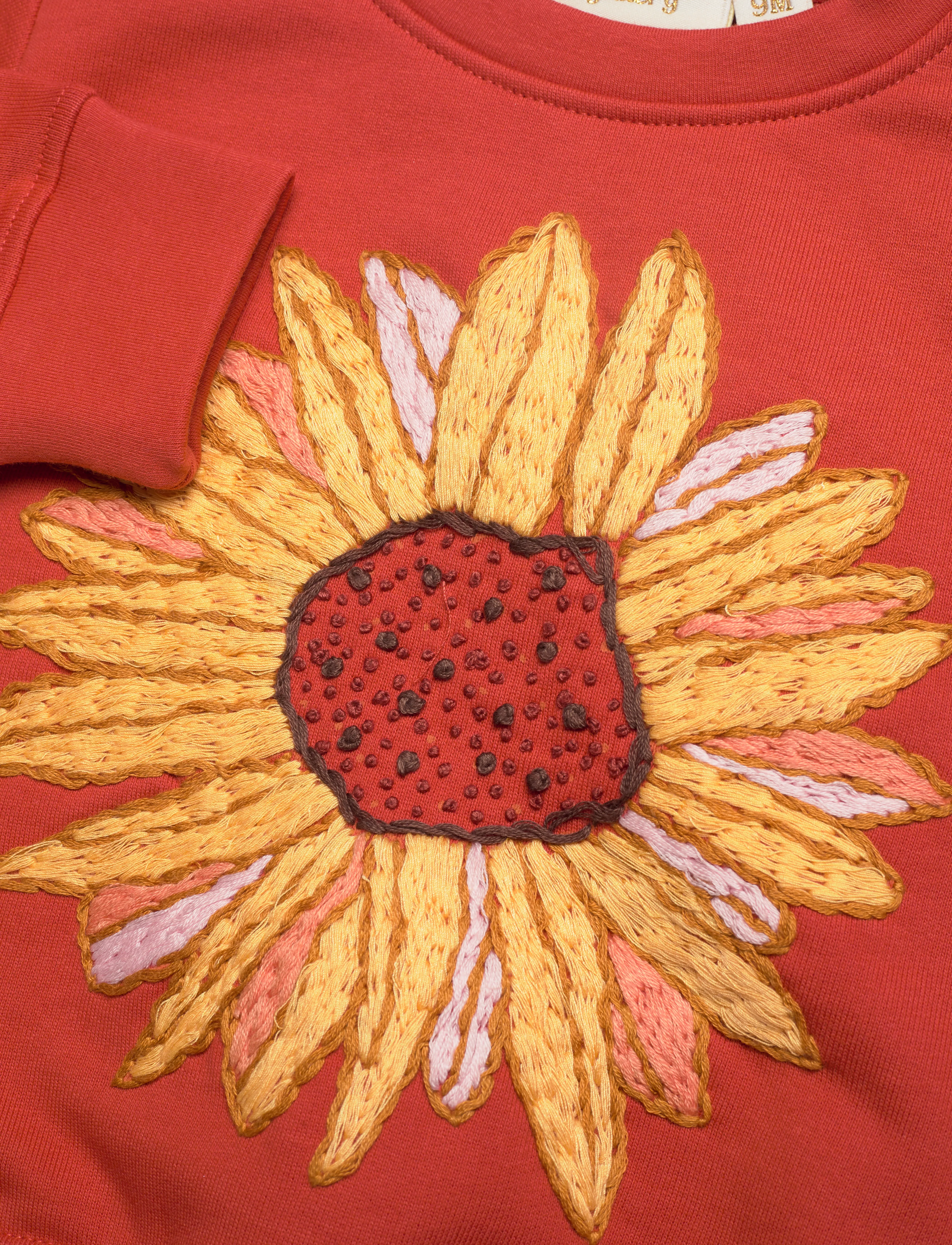 Soft Gallery - SGBBUZZ SUNFLOWER SWEATSHIRT - scarlet ibis - 2