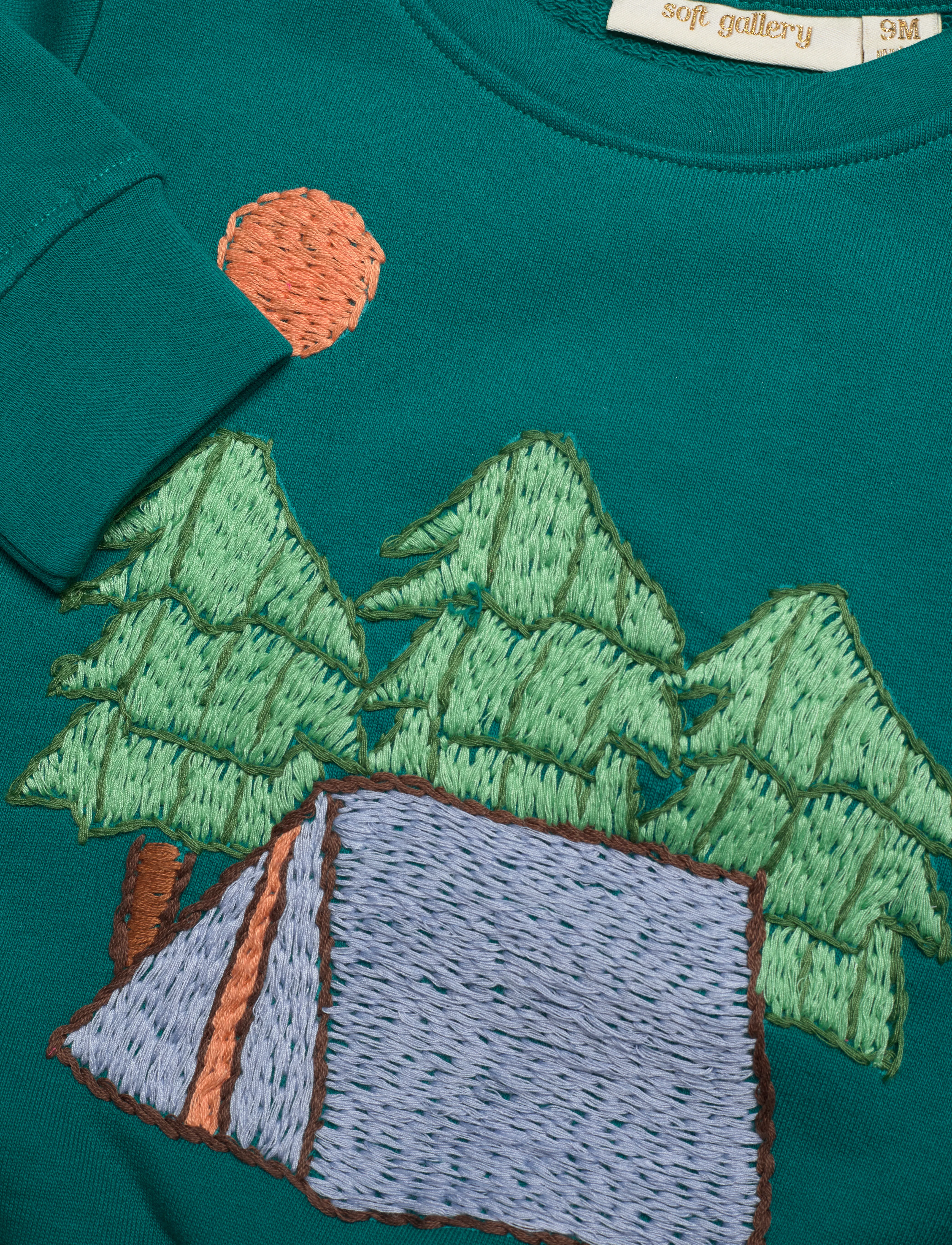 Soft Gallery - SGBBUZZ CAMPING SWEATSHIRT - deep lake - 2
