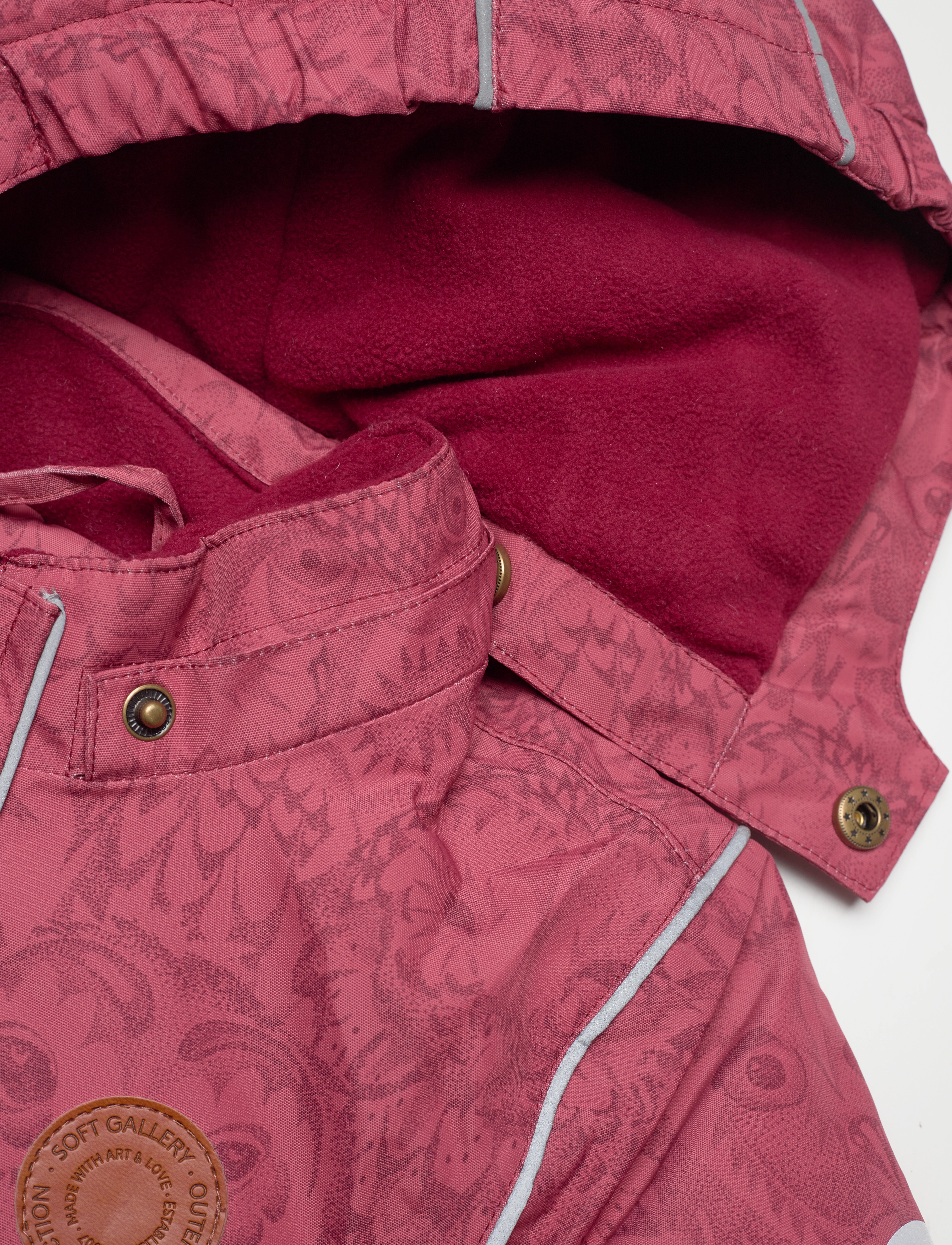 Soft Gallery - SGMERLE SNOWSUIT HL - mineral red - 3