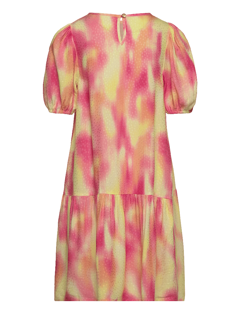 Soft Gallery - SGLima Reflections dress - kurzärmelige freizeitkleider - popcorn - 1
