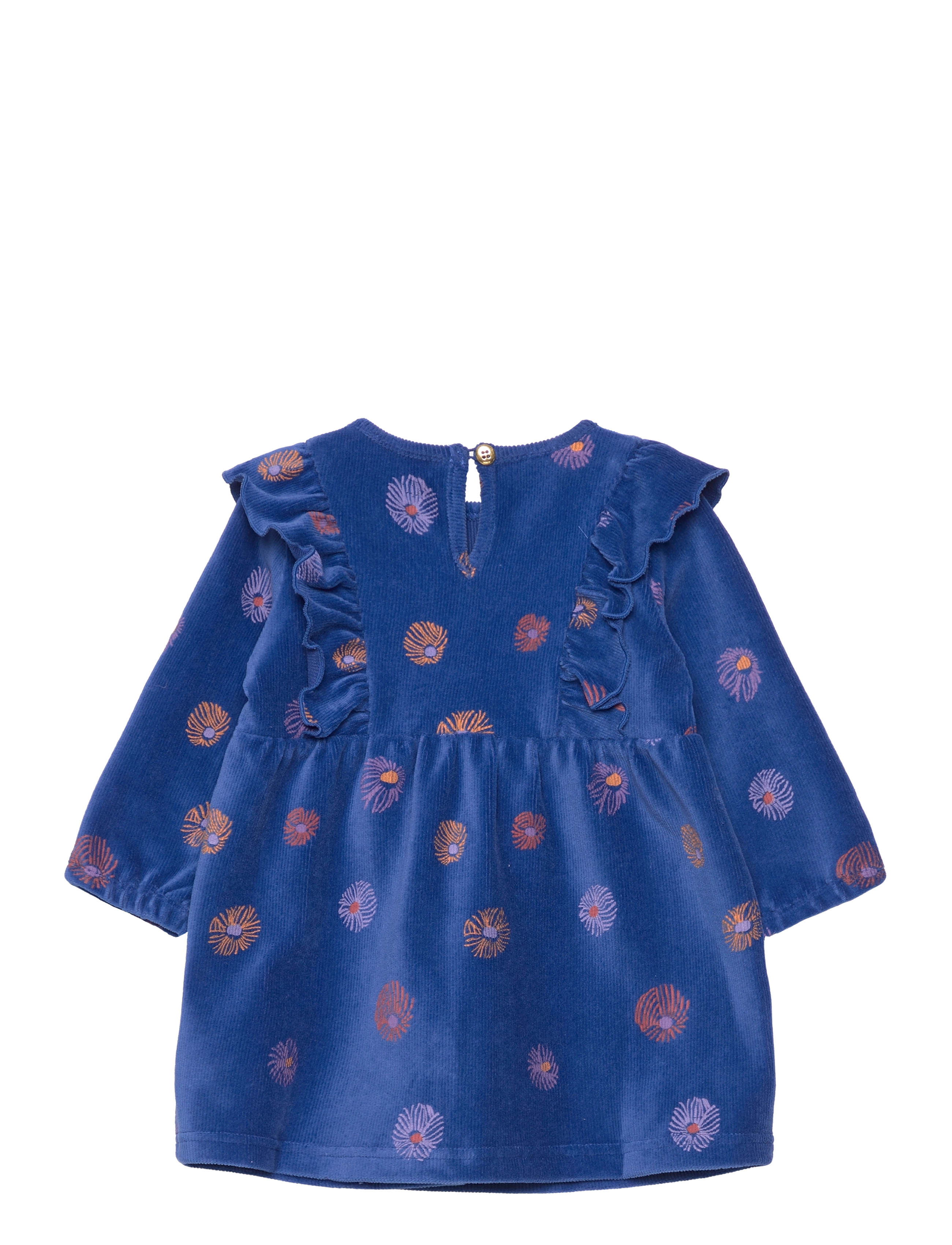 Soft Gallery - SGBELEANOR VELVET FLOWER DRESS - true blue - 1