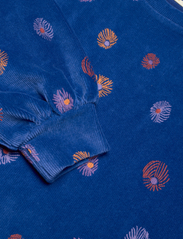 Soft Gallery - SGIMANUELLA VELVET L_S DRESS - casual jurken met lange mouwen - true blue - 2
