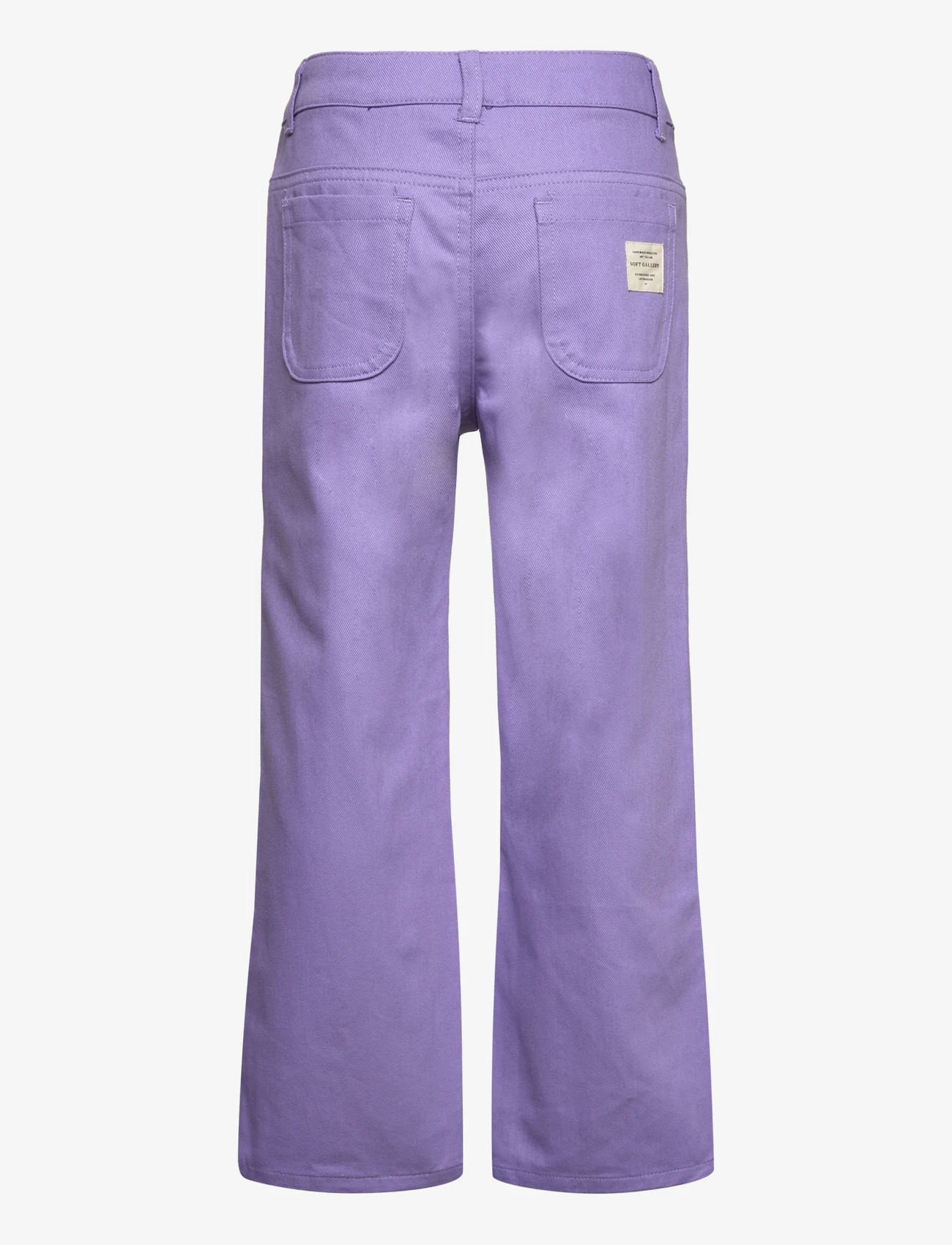Soft Gallery - SGBLANCA TWILL PANTS - brede jeans - violet tulip - 1