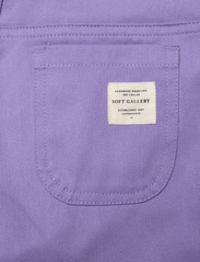 Soft Gallery - SGBLANCA TWILL PANTS - laia säärega teksad - violet tulip - 4