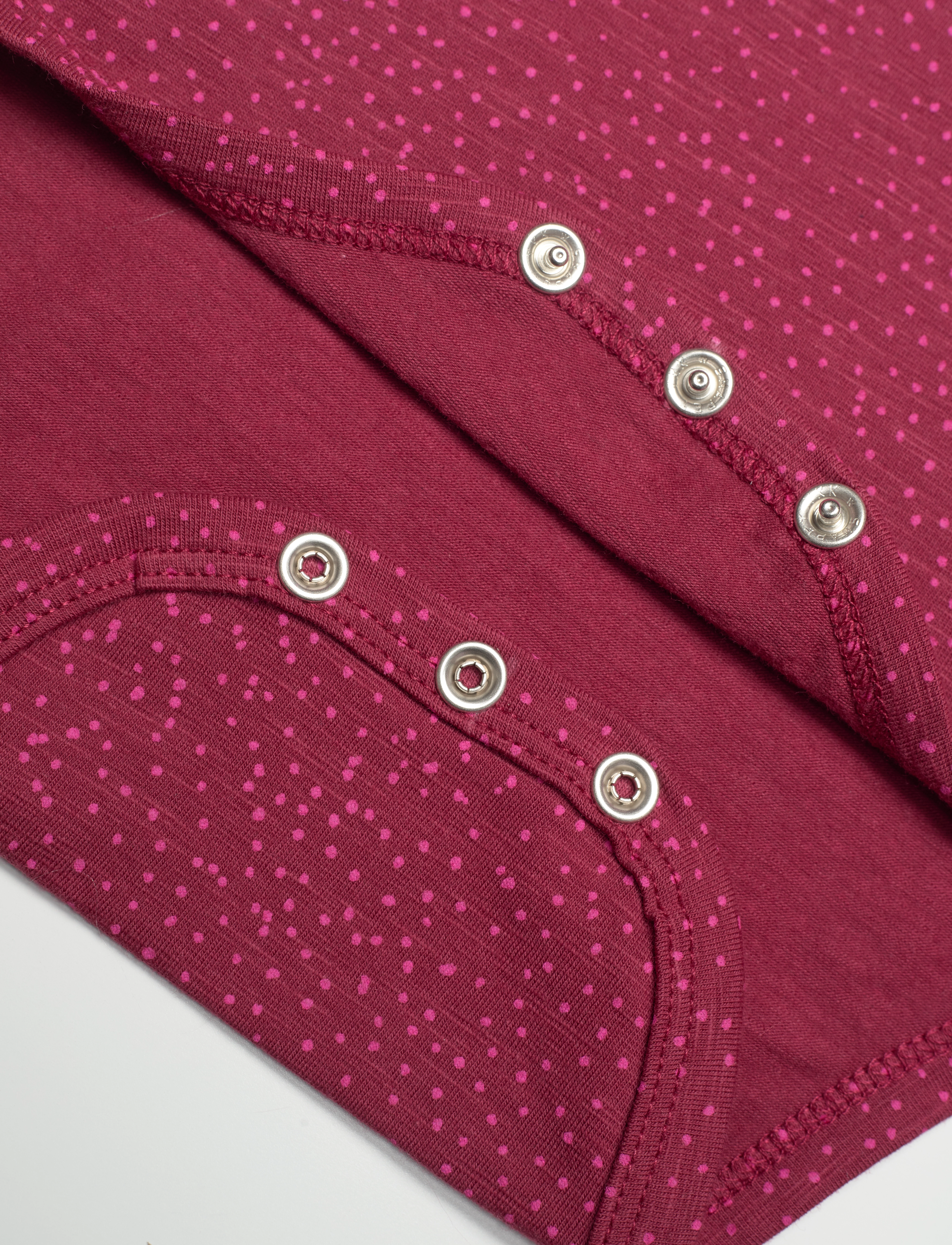 Soft Gallery - SGBFIFI MINIDOTS L_S BODY - laveste priser - tibetan red - 3