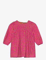 Soft Gallery - SGBMYNTE PAPERCUT L_S DRESS - baby-kjoler med lange ermer - baked clay - 0