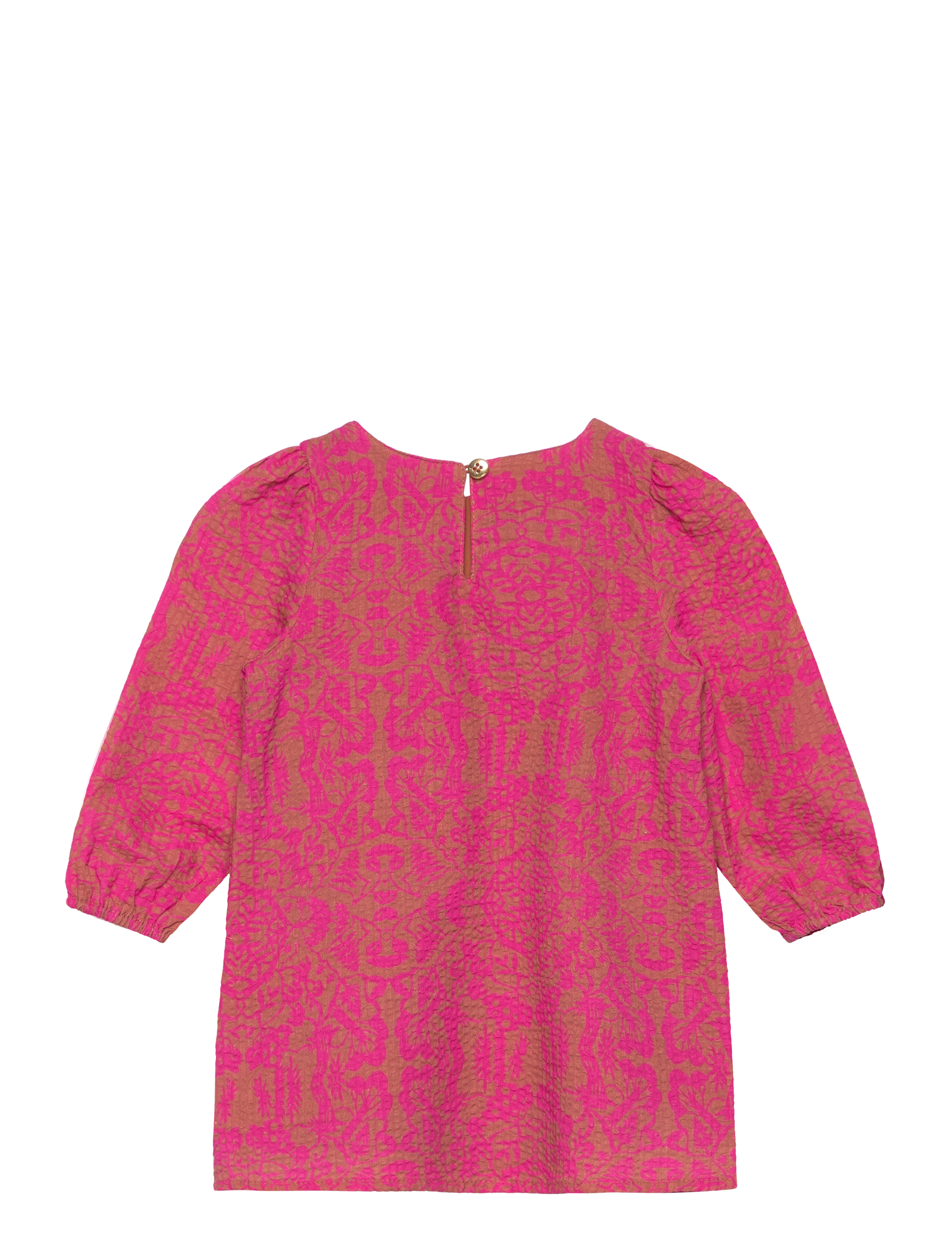 Soft Gallery - SGBMYNTE PAPERCUT L_S DRESS - baked clay - 1