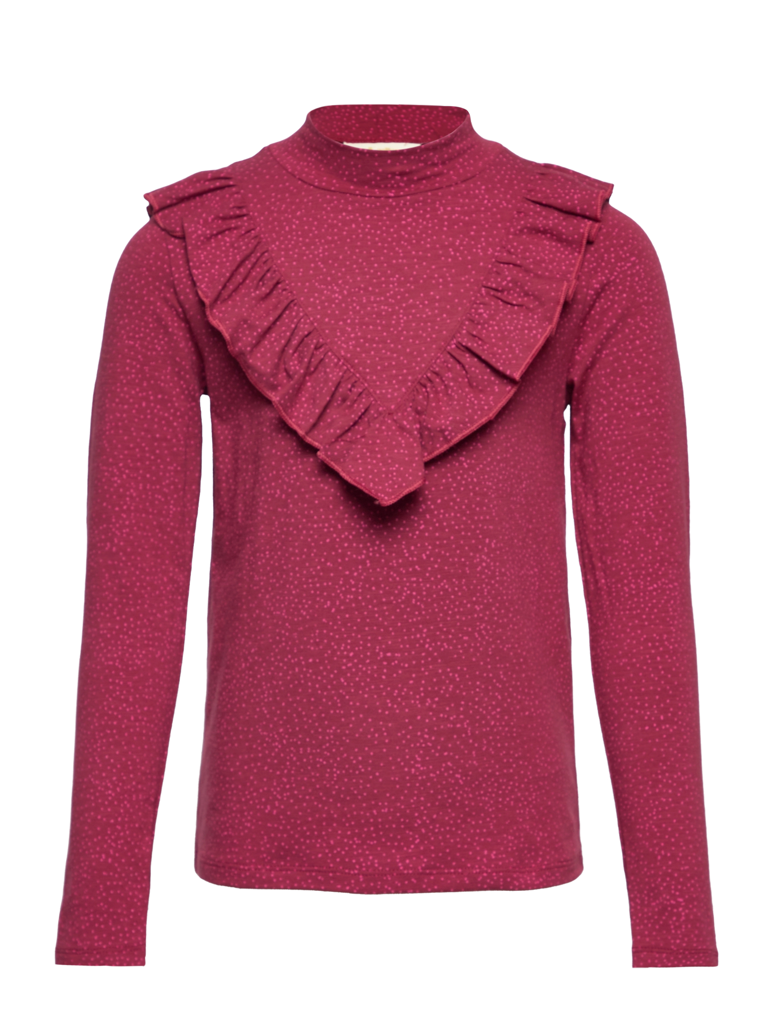 SOFT GALLERY Sgkayenne Minidots L_S Tee Rot - 104 - Kinder