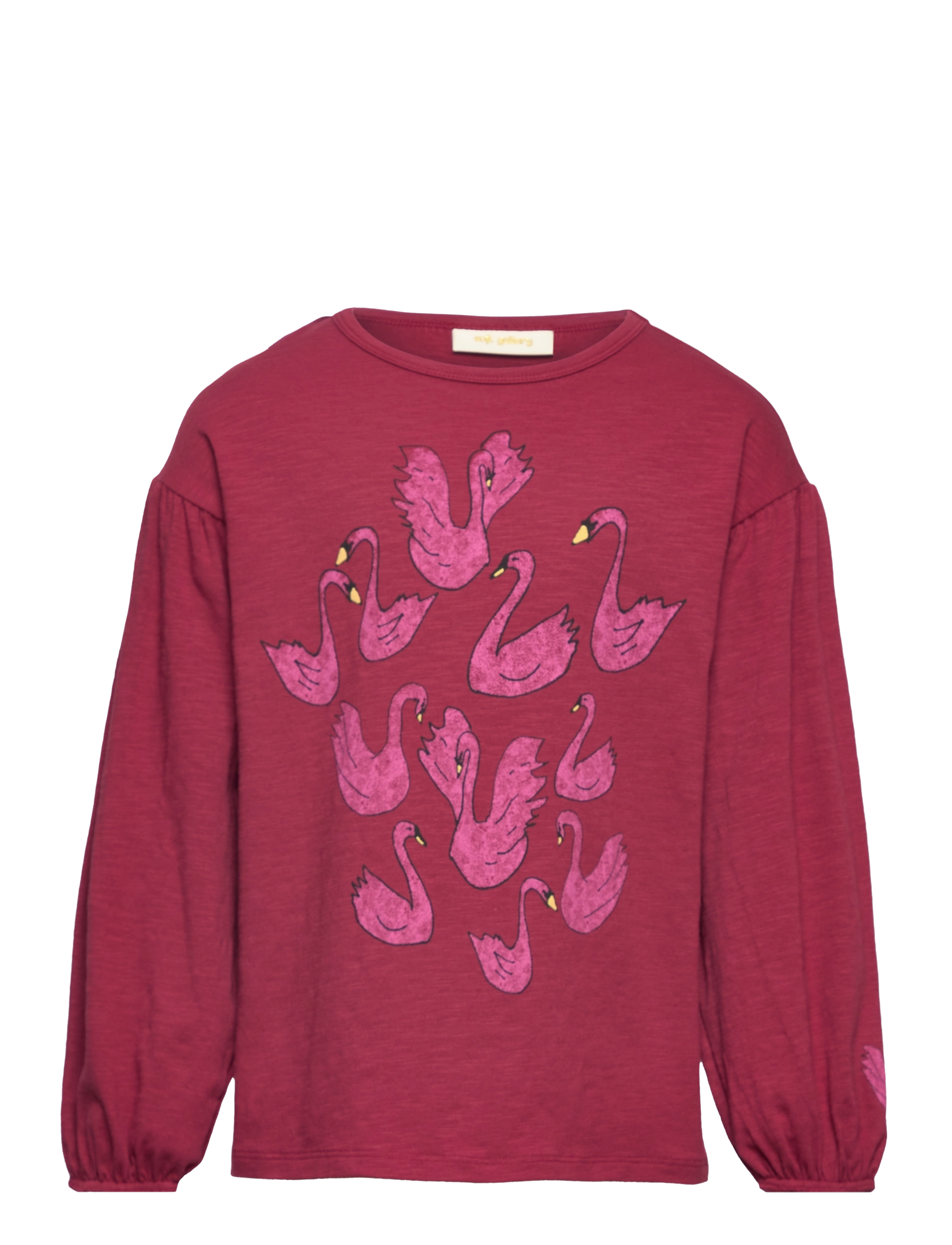 SGMAVIS SWAN MINIDOTS L_S TEE - TIBETAN RED